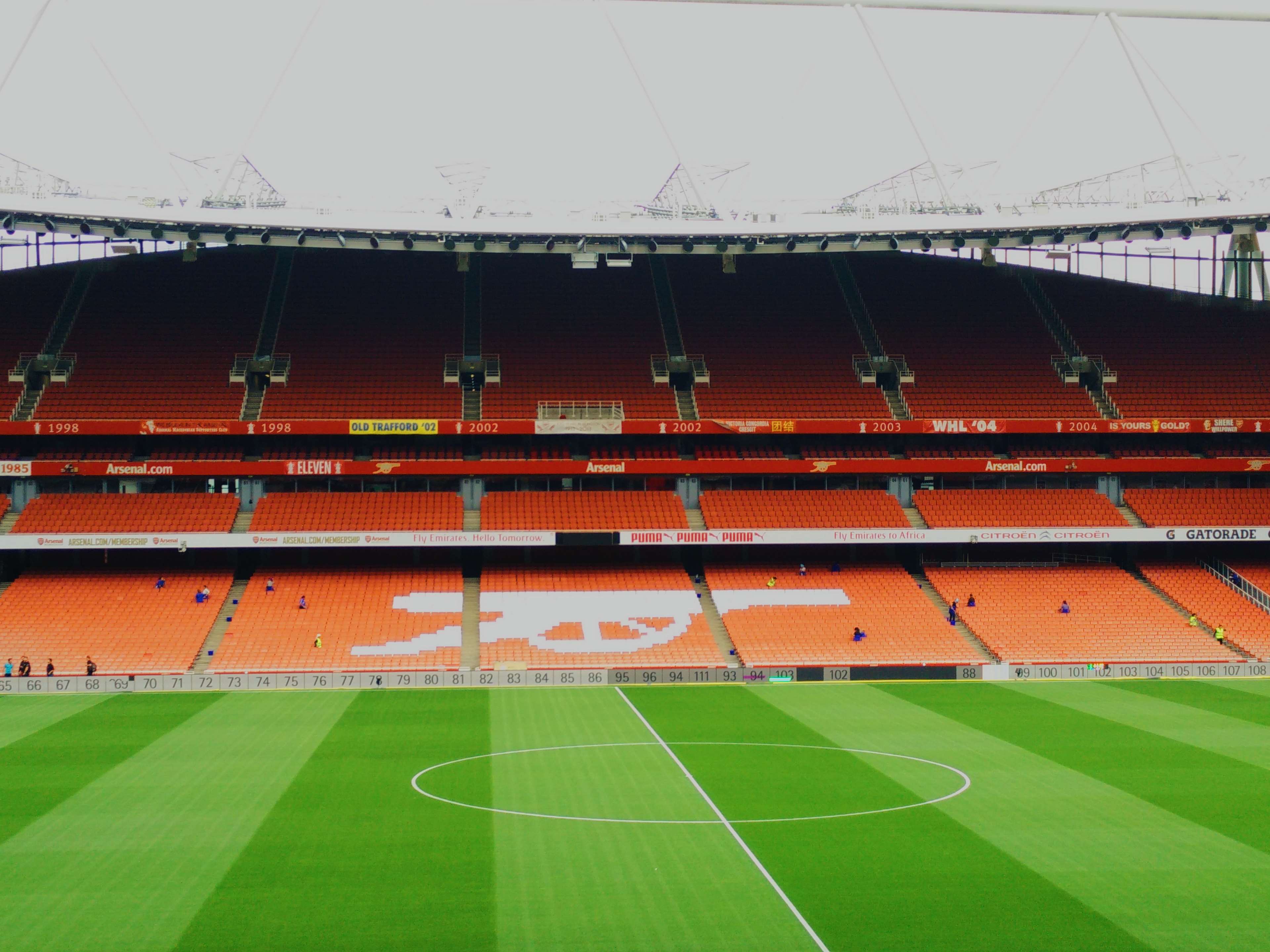 3840x2880 arsenal, emirates stadium, field, gunners, lawn
