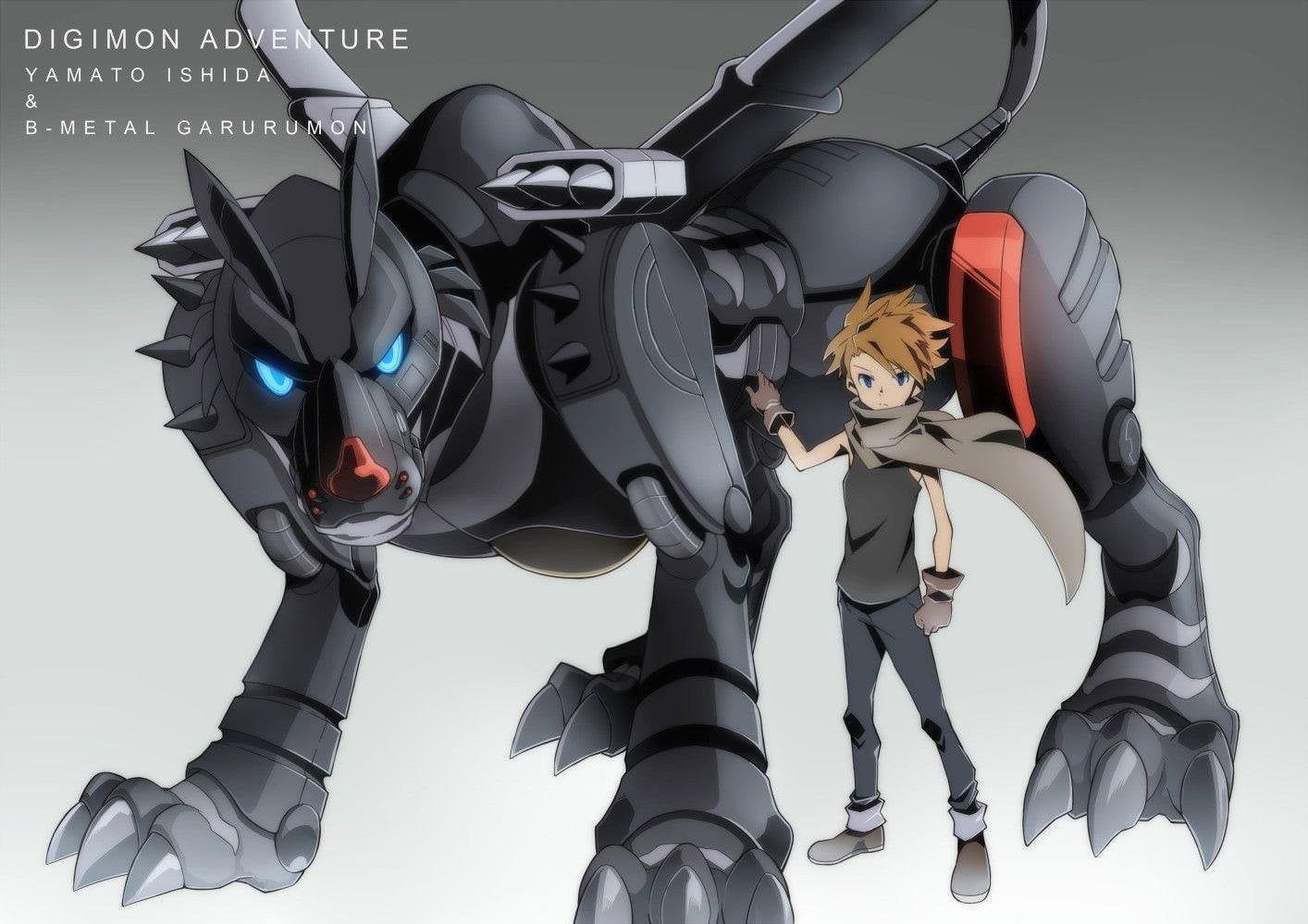 1414x999 Some Digimon wallpaper I found. Split