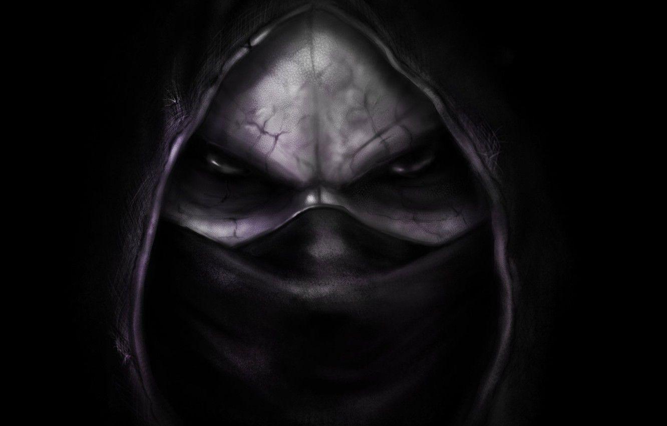1332x850 Wallpaper Black, Sake, Assassins, Kombat, Mortal, Portrait
