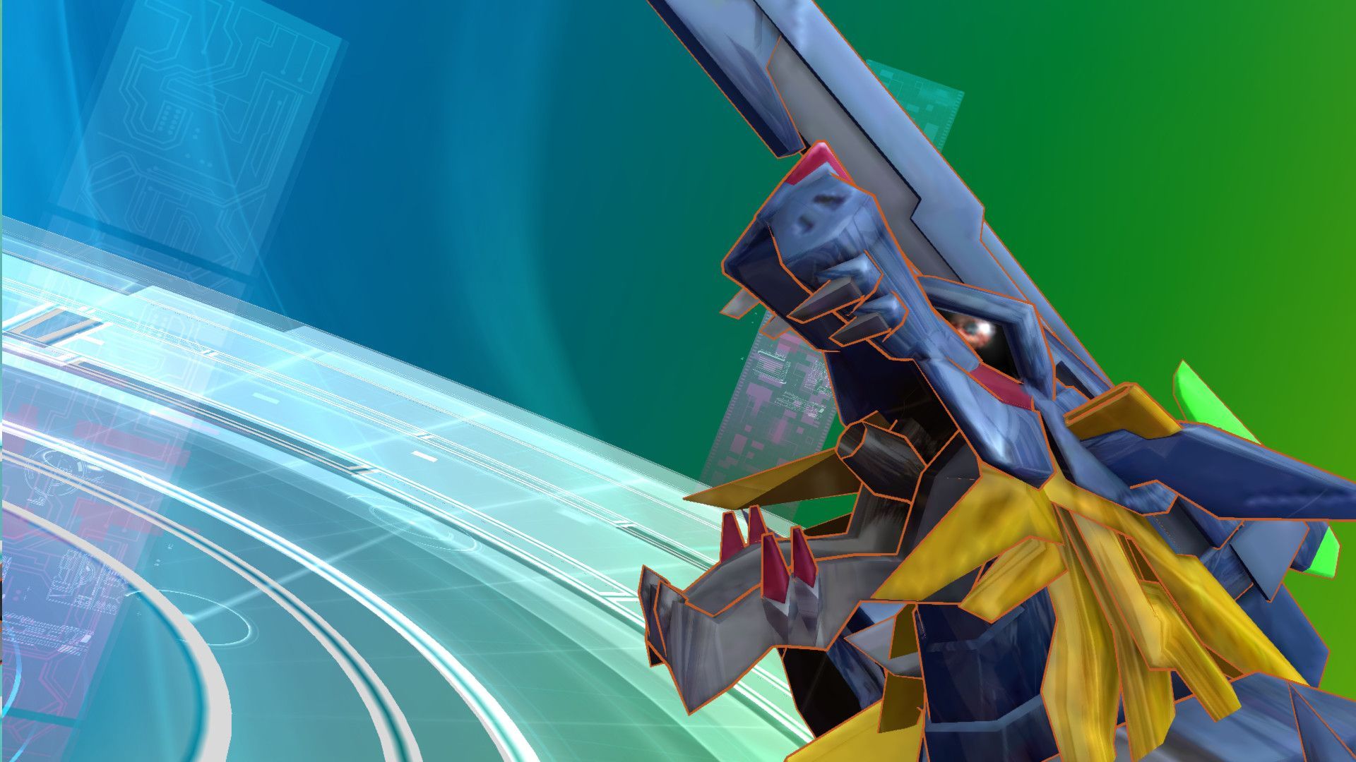 1920x1080 MetalGarurumon X Digimon Story Cyber