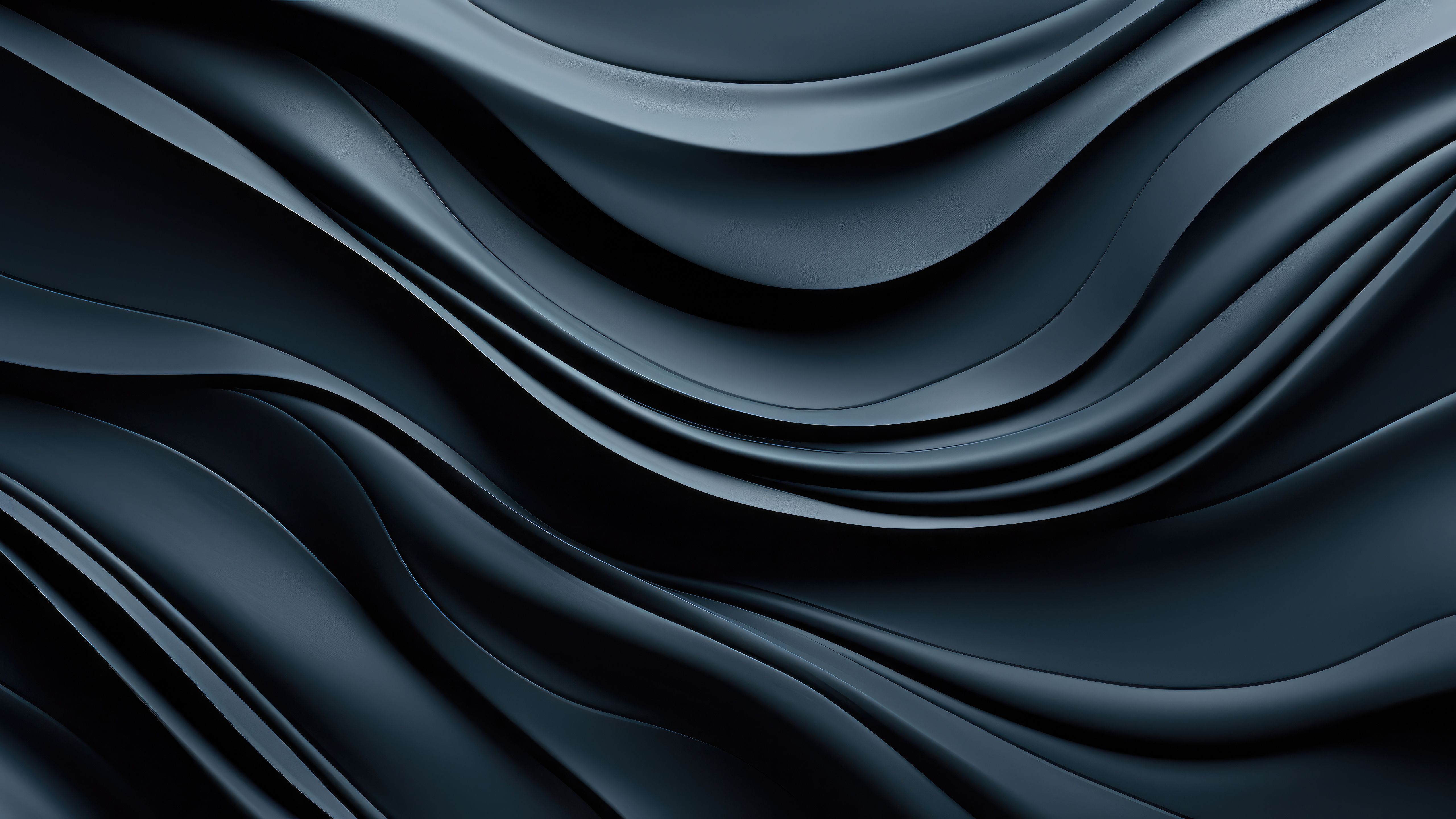 5120x2880 Dark Waves Turbulent Tranquility