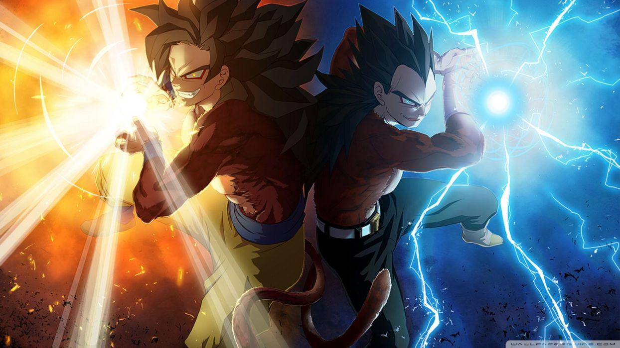 1244x700 Dragon Ball Gt Goku and Vegeta wallpaperx1080