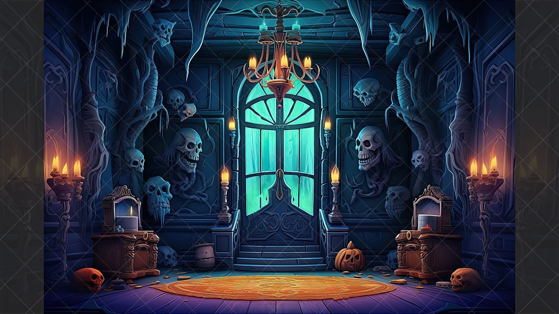 1920x1080 BACKGROUND Mansion Interior