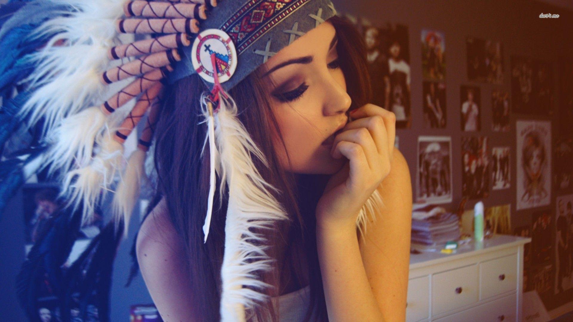 1920x1080 Dubstep Girl Wallpaper