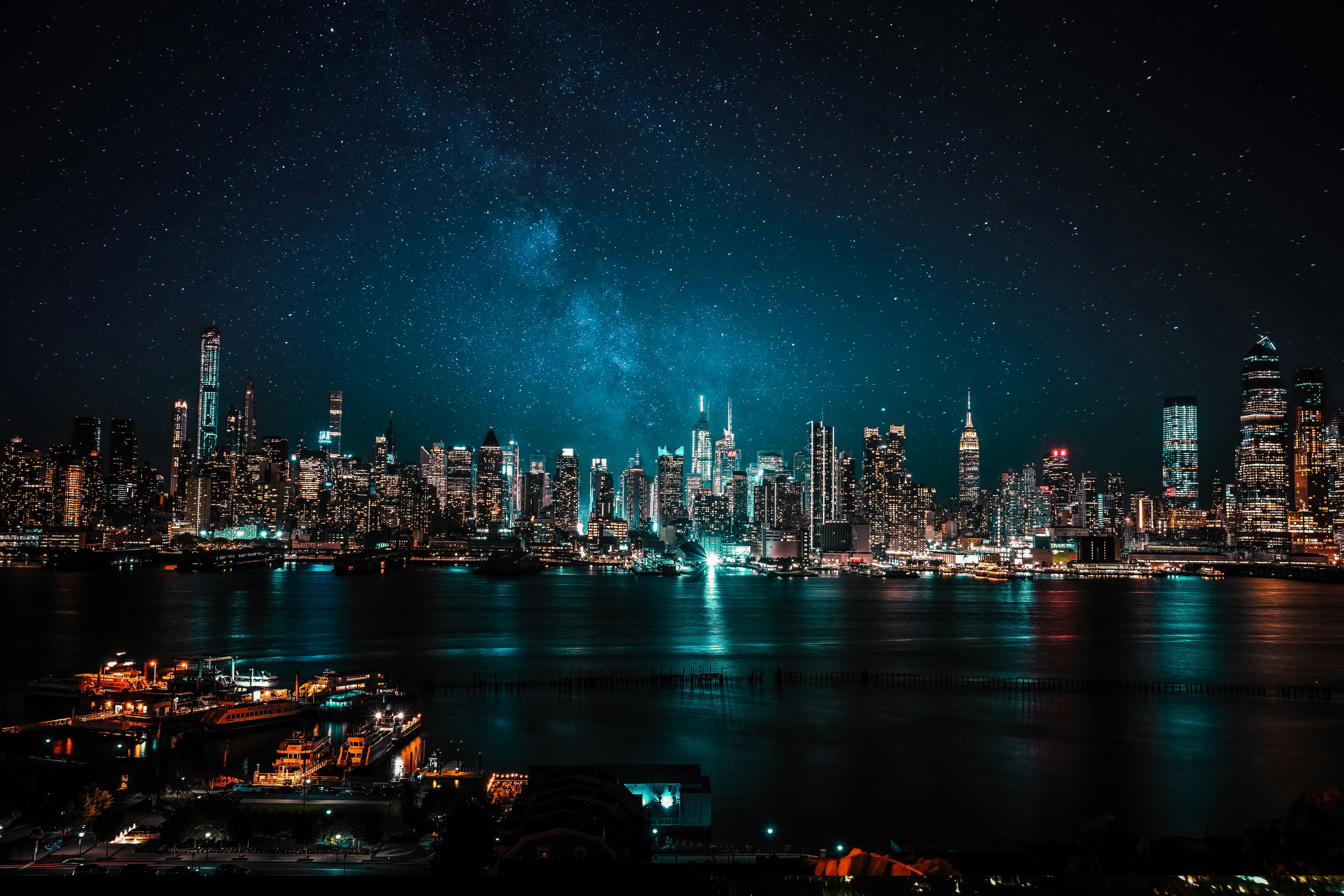 6000x4000 Night City Photo, Download The BEST