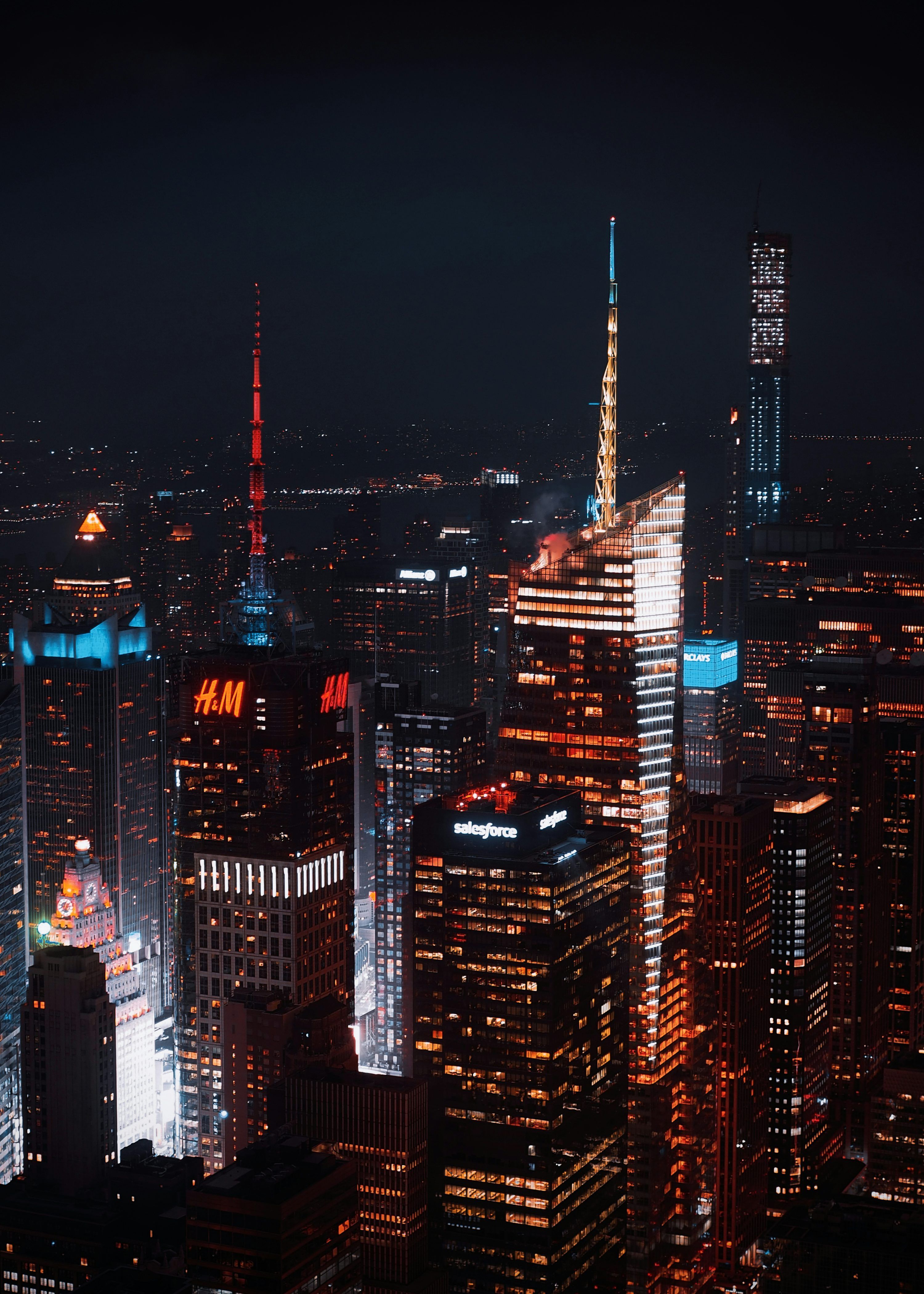 3000x4201 Night City Lights Picture. Download