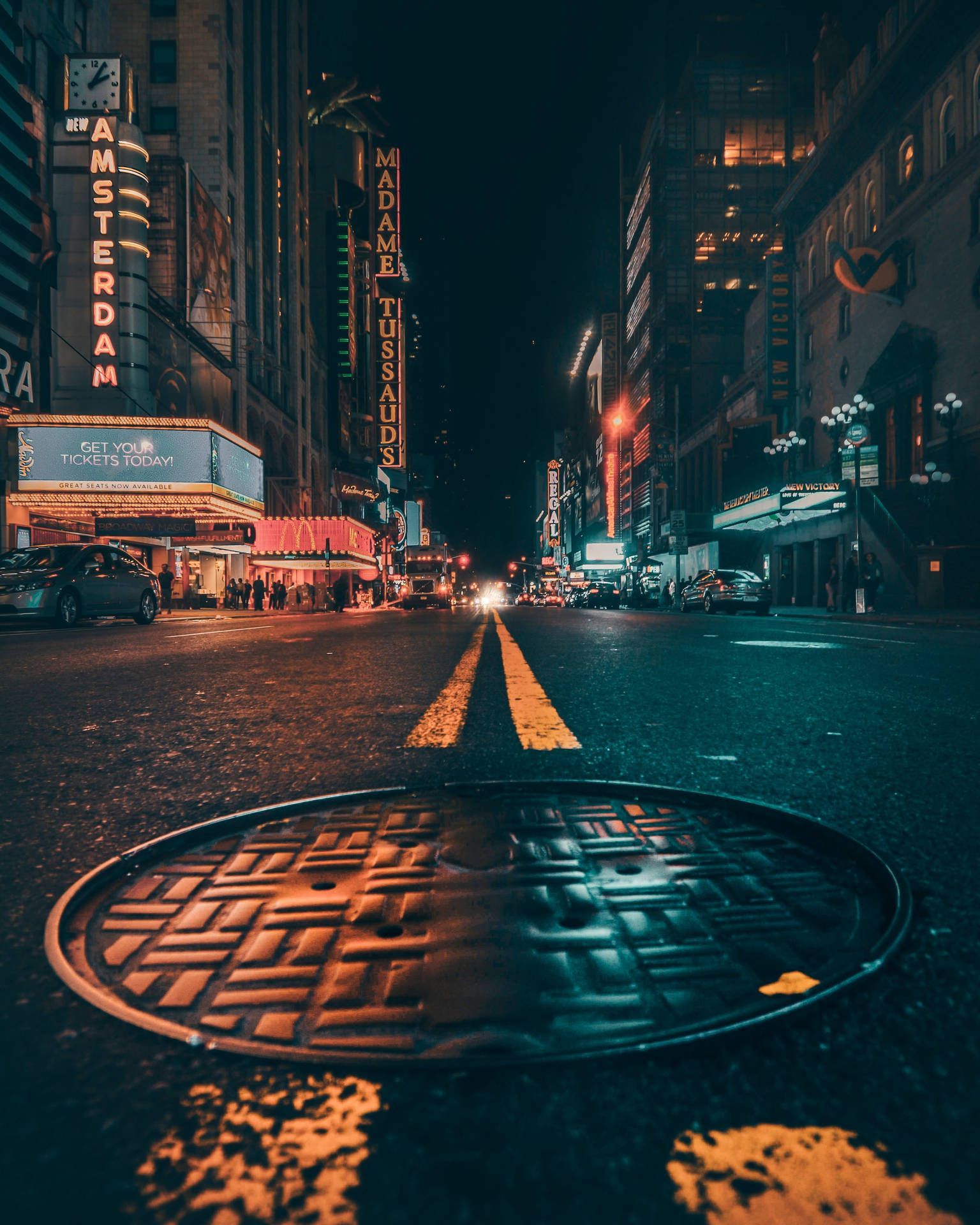 1536x1920 City Night Wallpaper