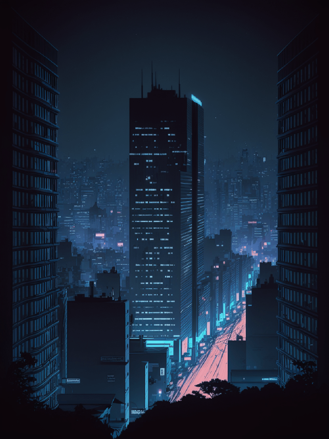 1080x1440 night Landscape Background Wallpaper