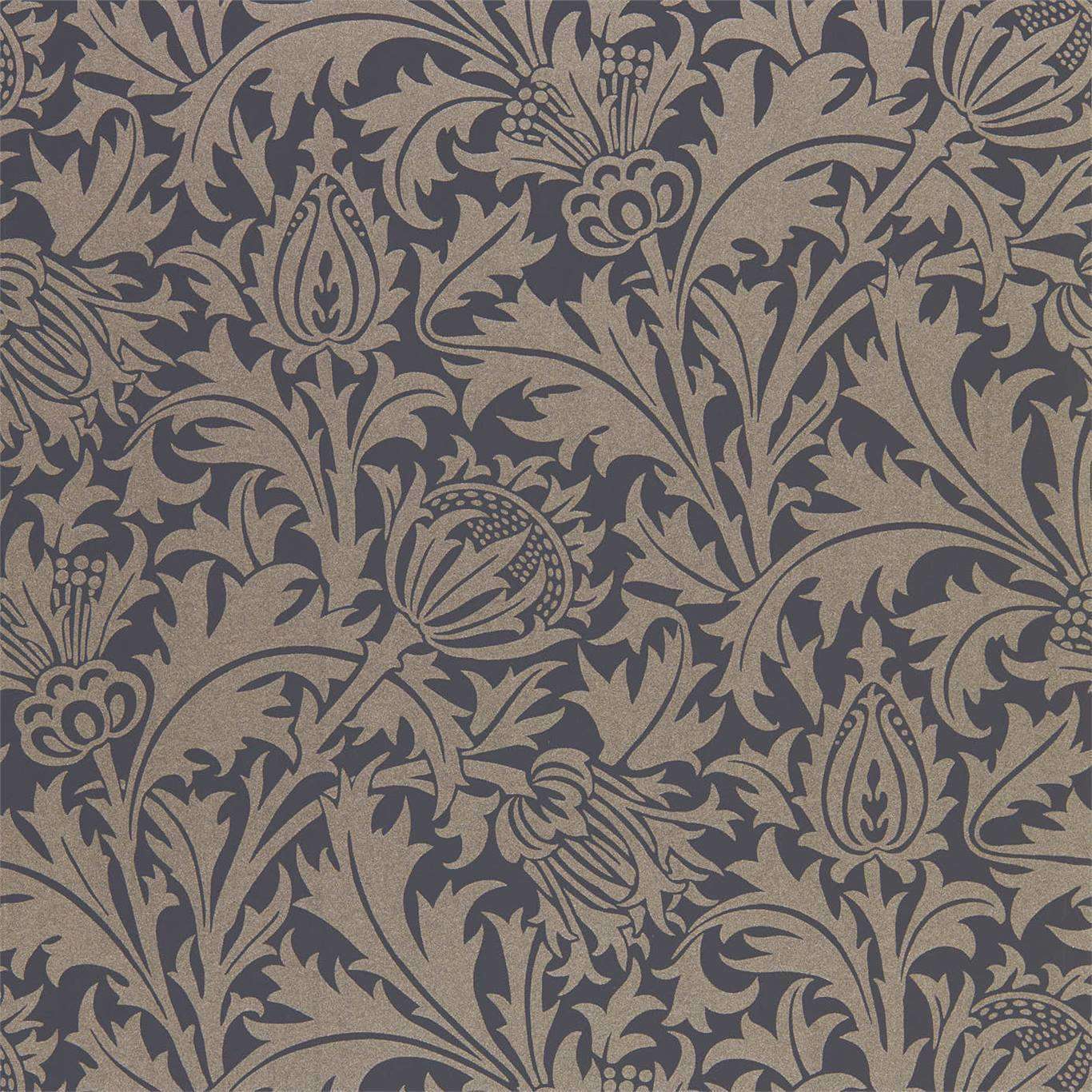 1366x1366 Pure Thistle wallpaper Morris & Co
