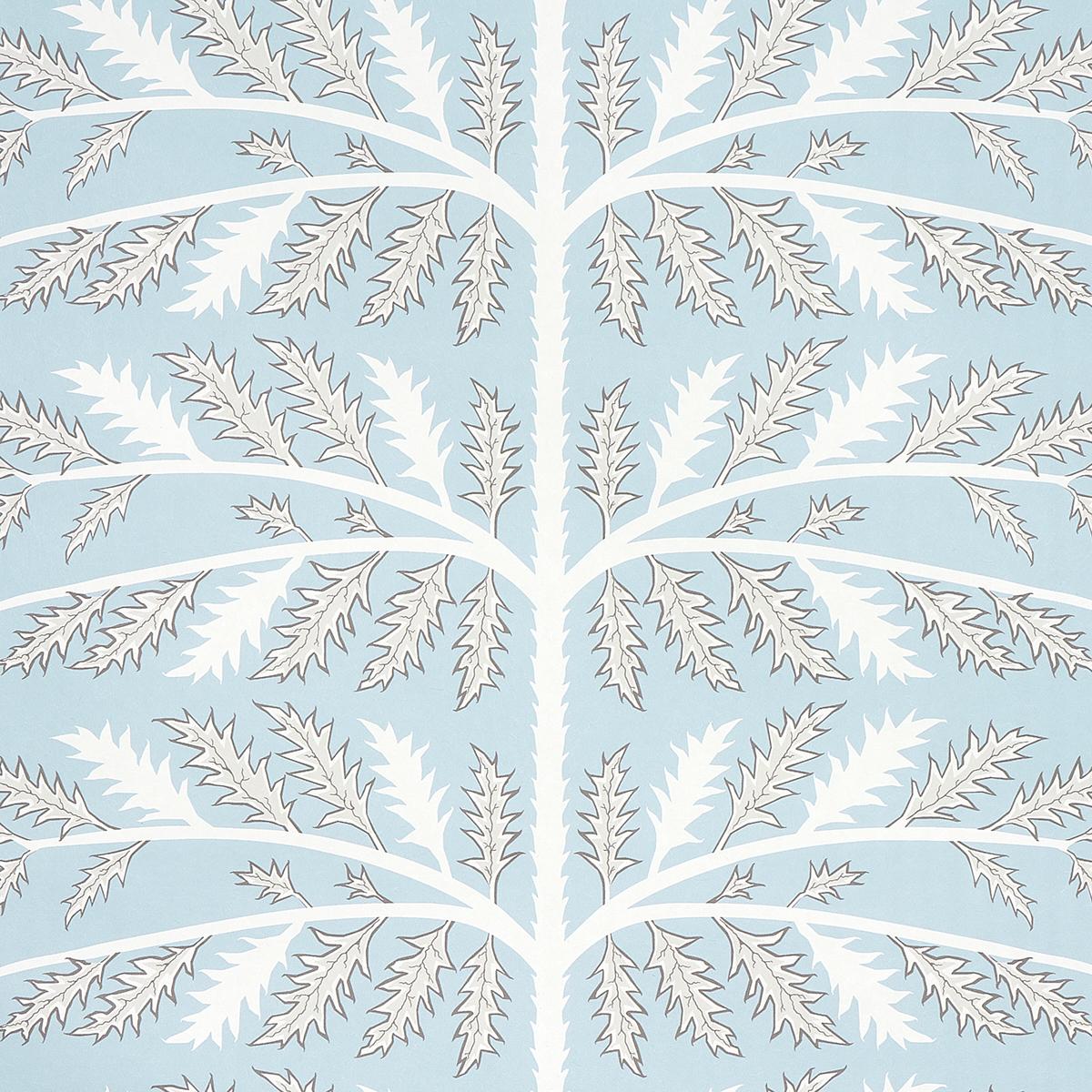 1200x1200 Schumacher Thistle Mineral Wallpaper