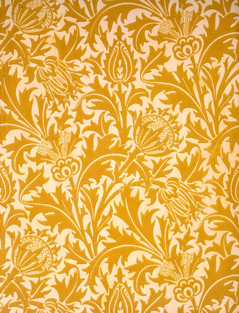 961x1260 Thistle' Wallpaper Design, late 19th