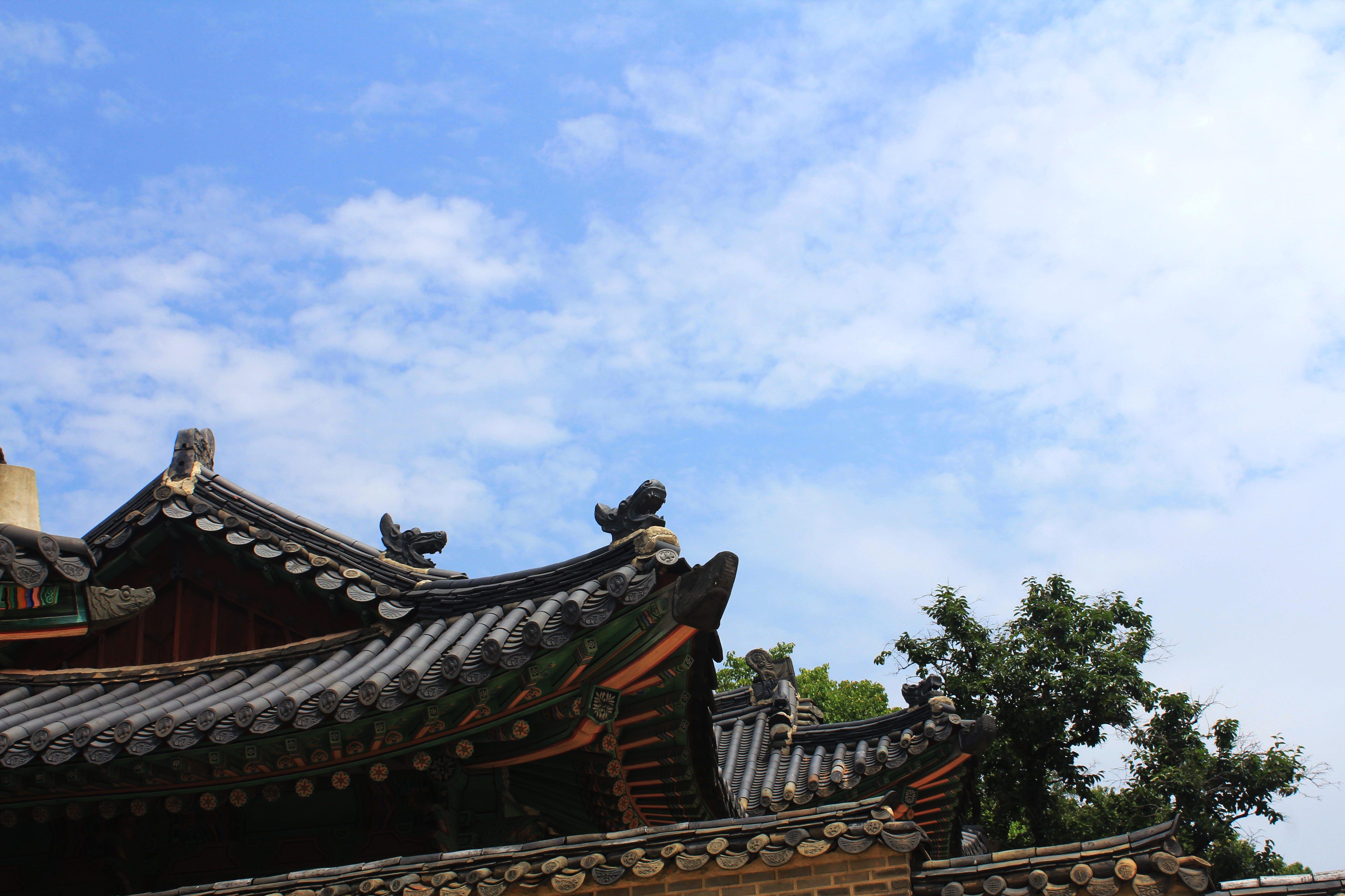 5184x3456 HD wallpaper: Gyeongbok Palace, South Korea, Winter HD