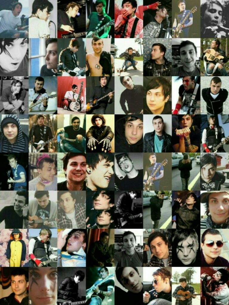768x1024 Frank Iero Collage Wallpaper. Pop Punk