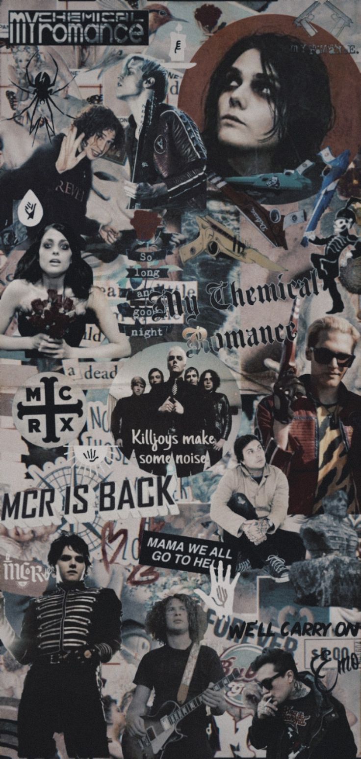 736x1544 Wallpaper MCR Aesthetic My chemical