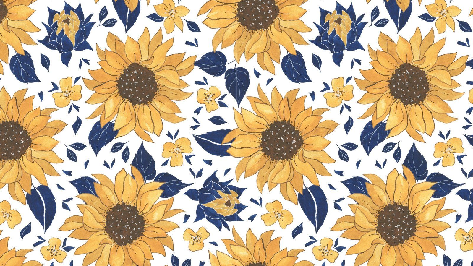 1600x900 customizable wallpaper sunflower templates