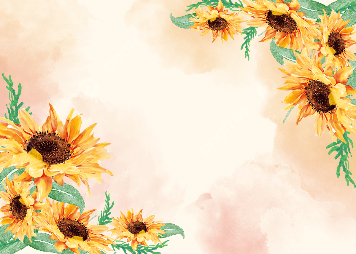 1200x857 Bright Hand Painted Flowers Watercolor