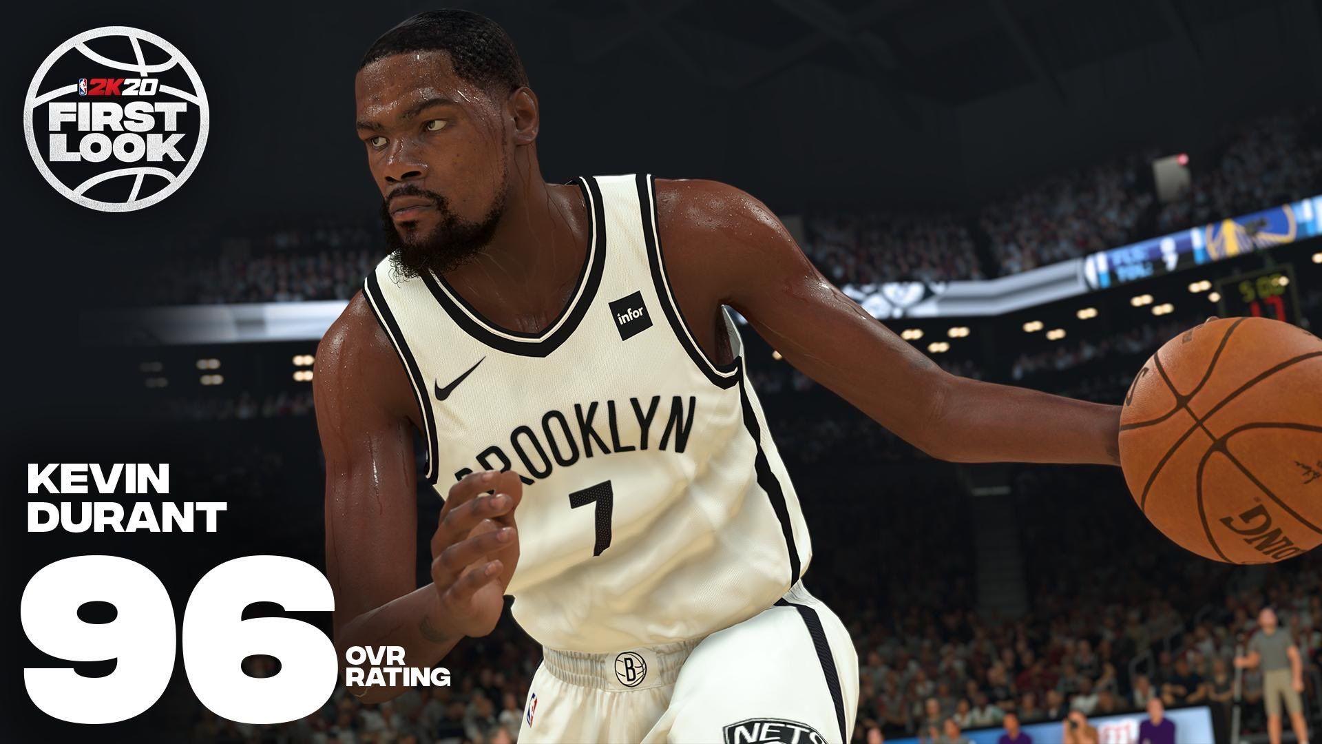 1920x1080 Kevin Durant NBA 2K20 Rating (Current Brooklyn Nets)