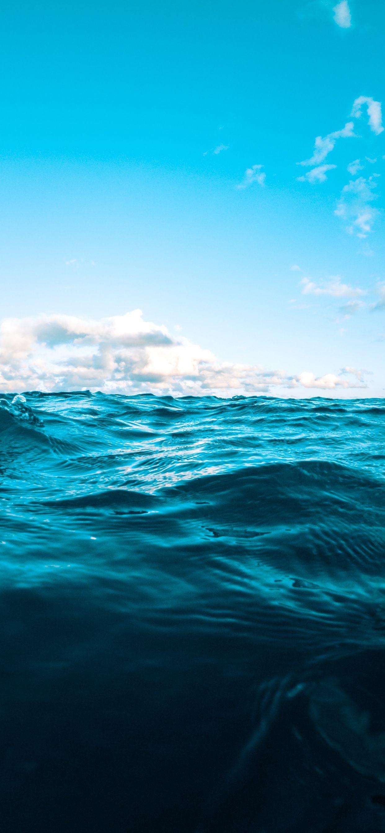 1242x2688 Wave, Ocean, Blue, Turquoise, Water Wallpaper for IPhone XS