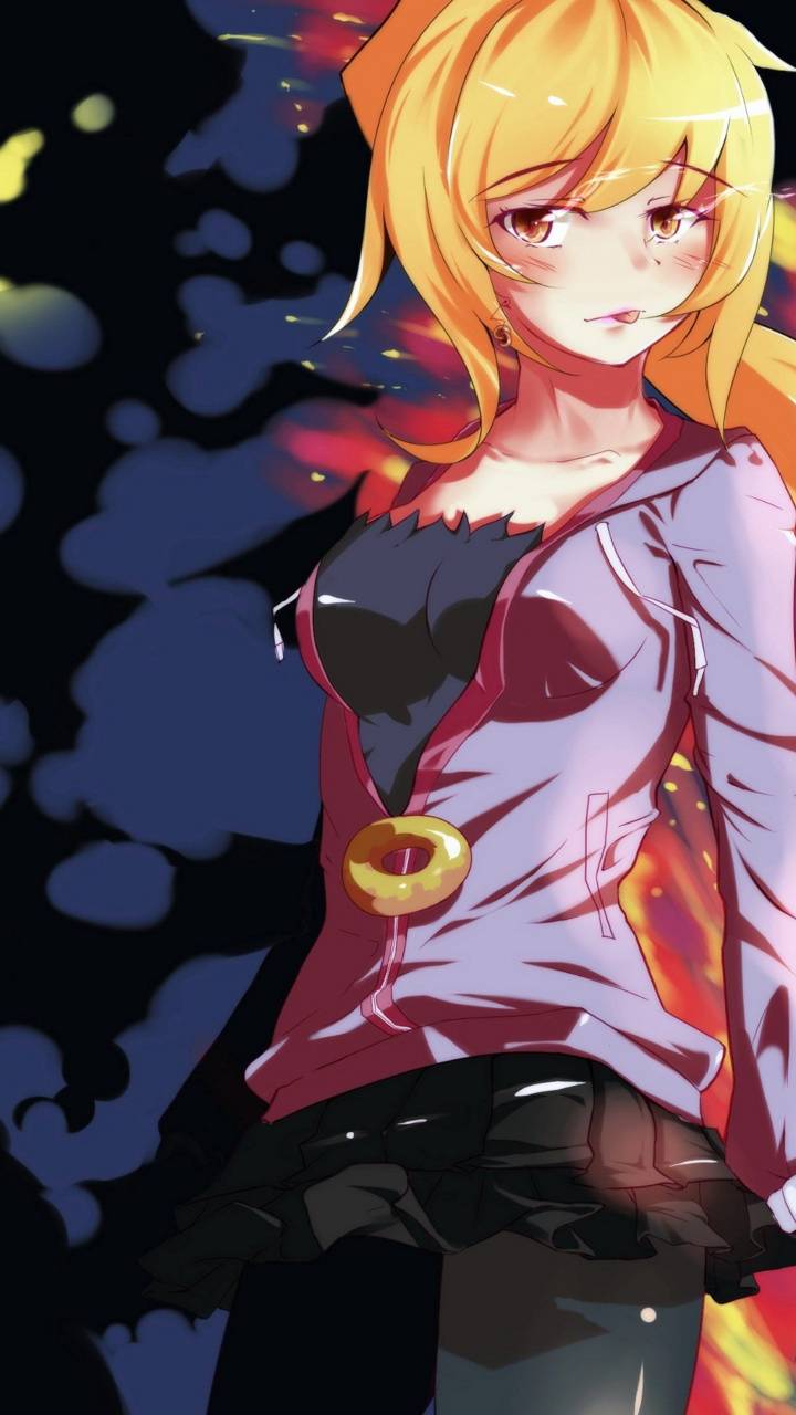 720x1280 Shinobu Oshino Wallpaper