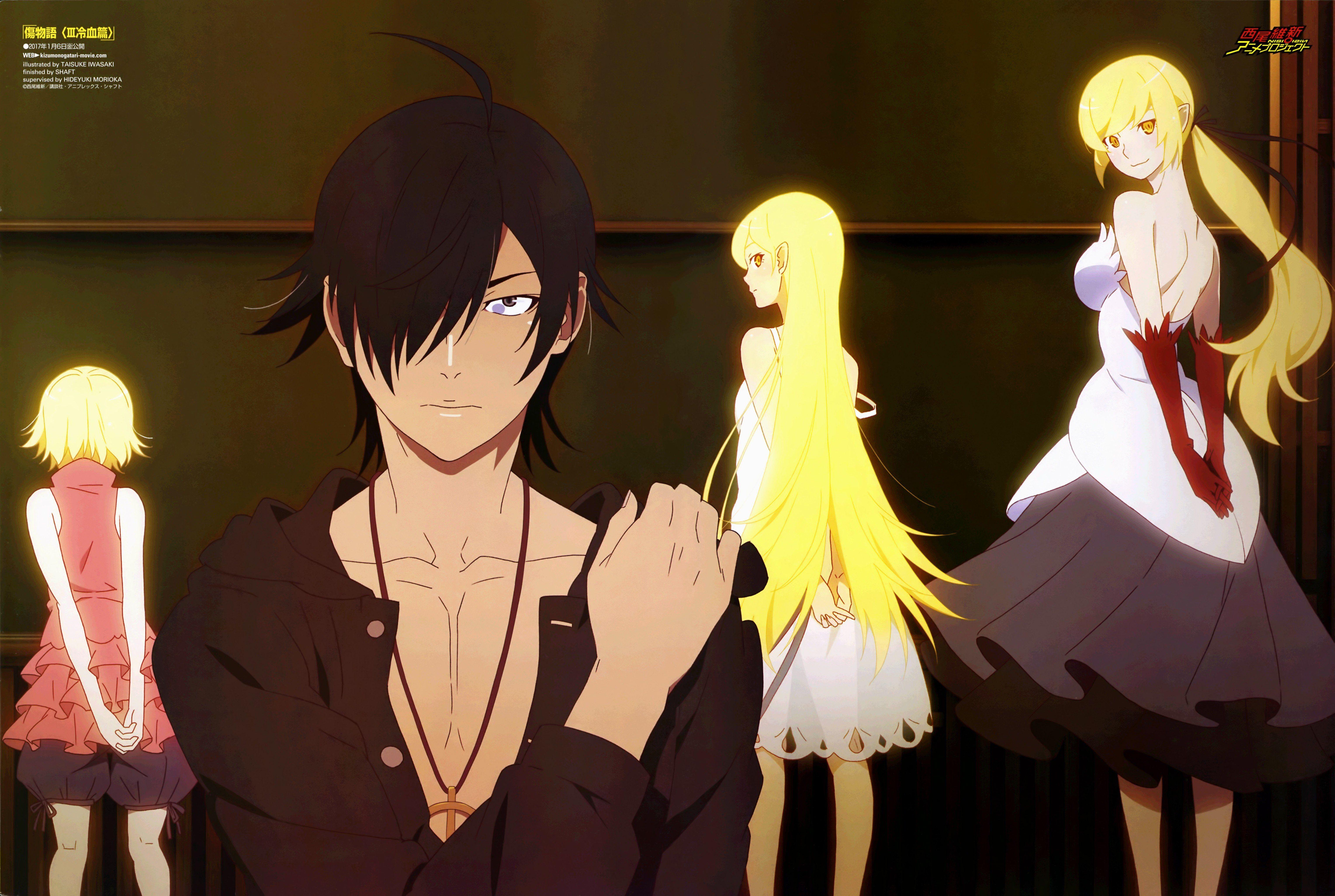 6111x4103 6111x4103 monogatari series oshino shinobu araragi
