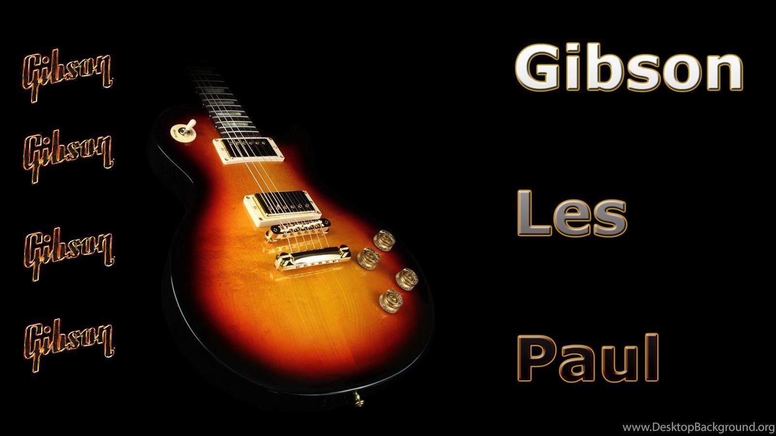 1600x900 Wallpaper Gibson Les Paul Guitar Desktop Background