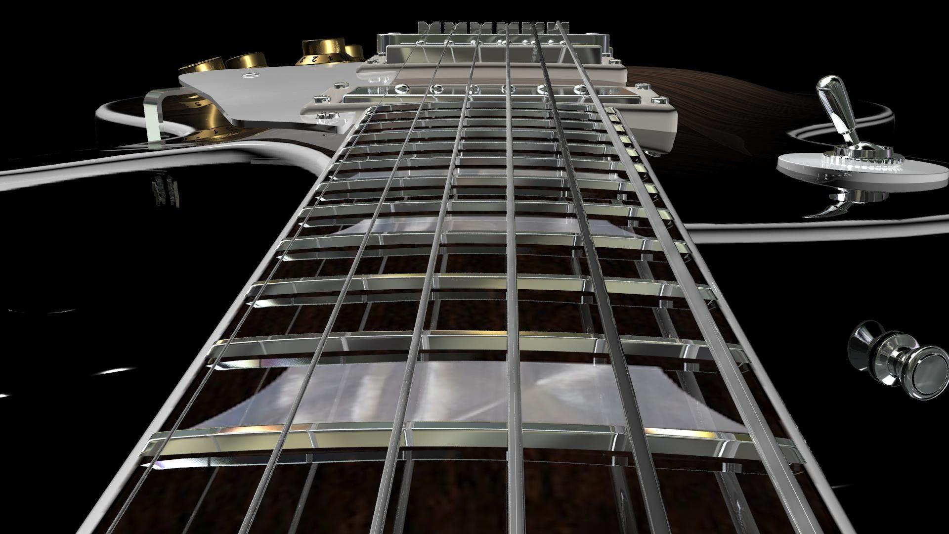 1920x1080 Les Paul Guitar Wallpaper