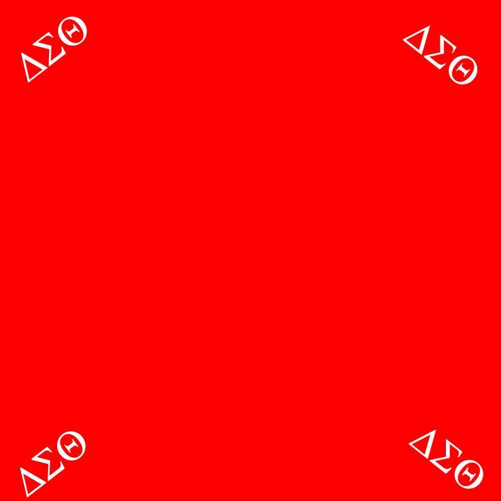 1000x1000 Delta Sigma Theta throw. DST Red Plush
