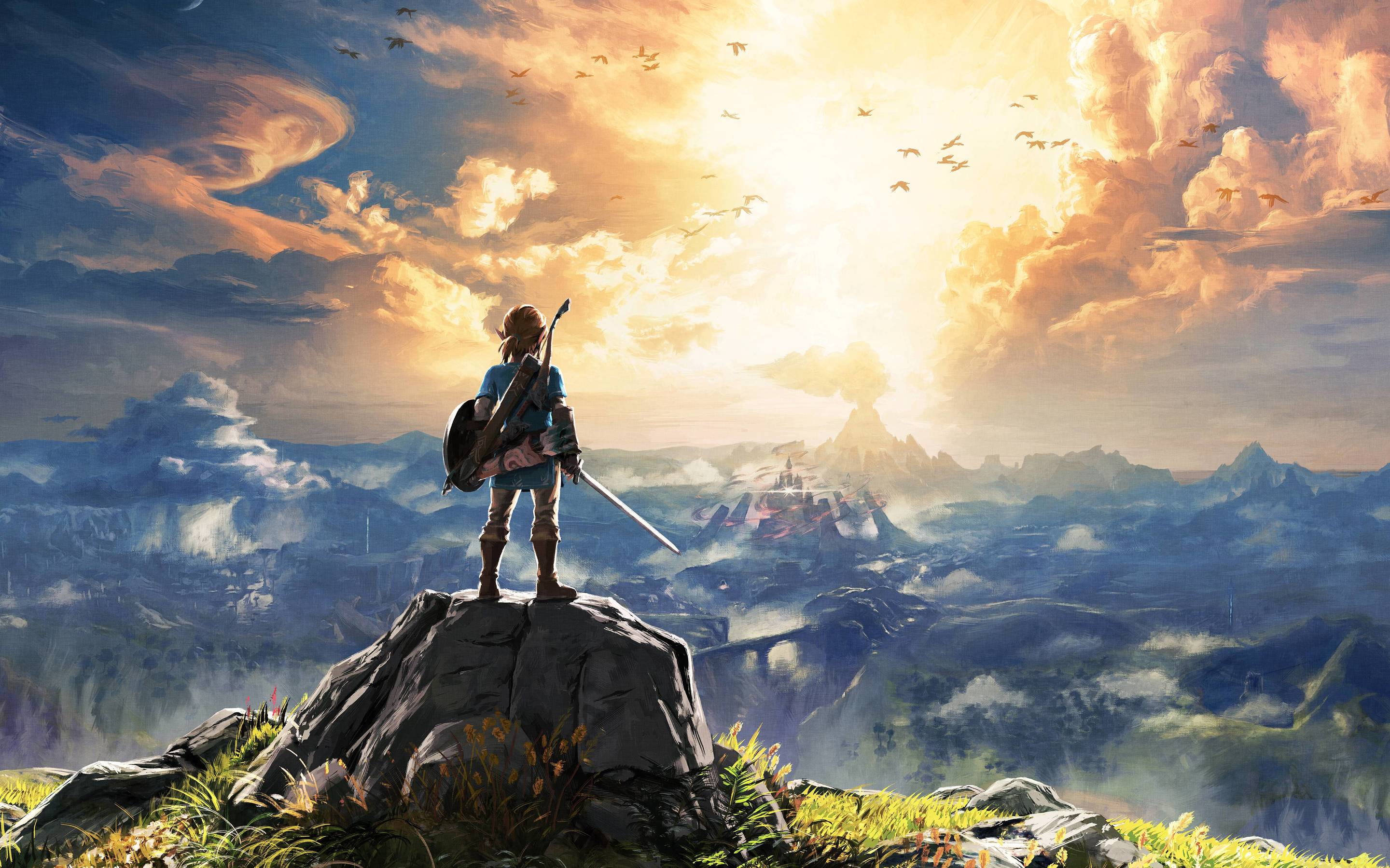 2880x1800 The Legend Of Zelda Breath Of The Wild 4k Macbook Pro