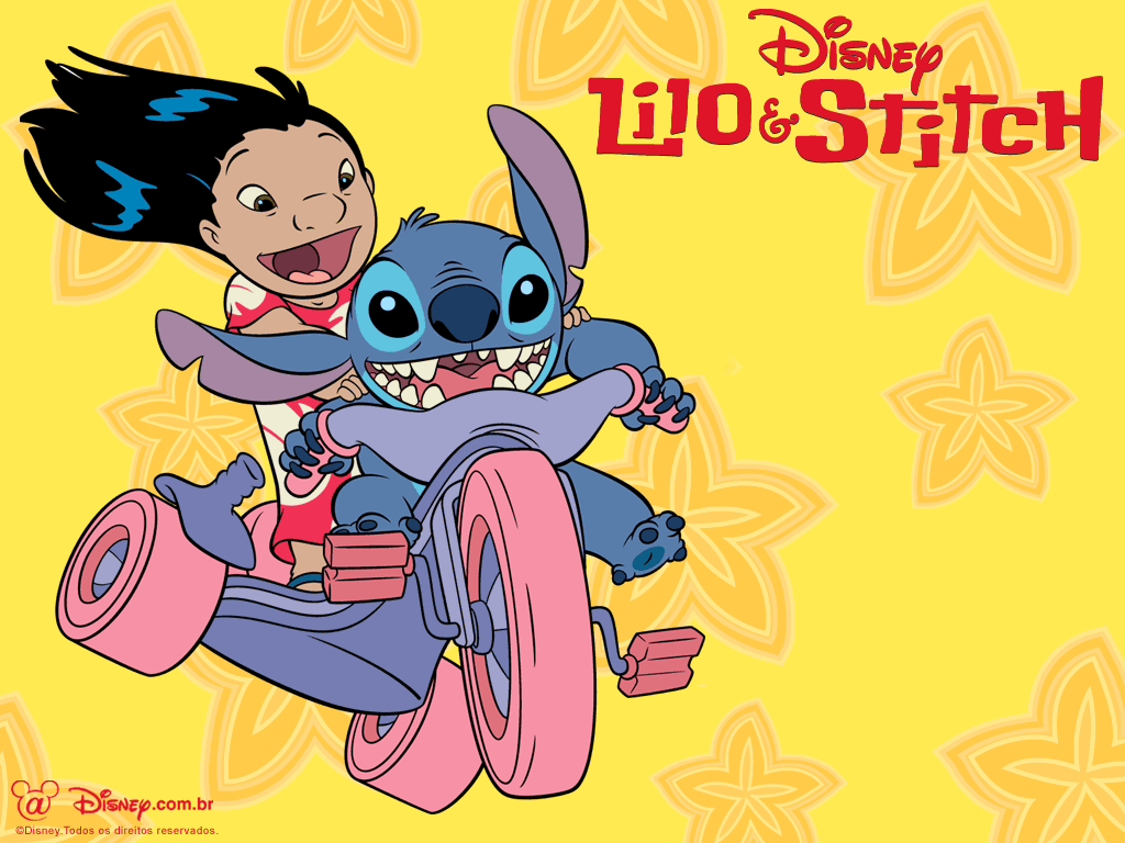 1024x768 Lilo And Stich Disney Wallpaper