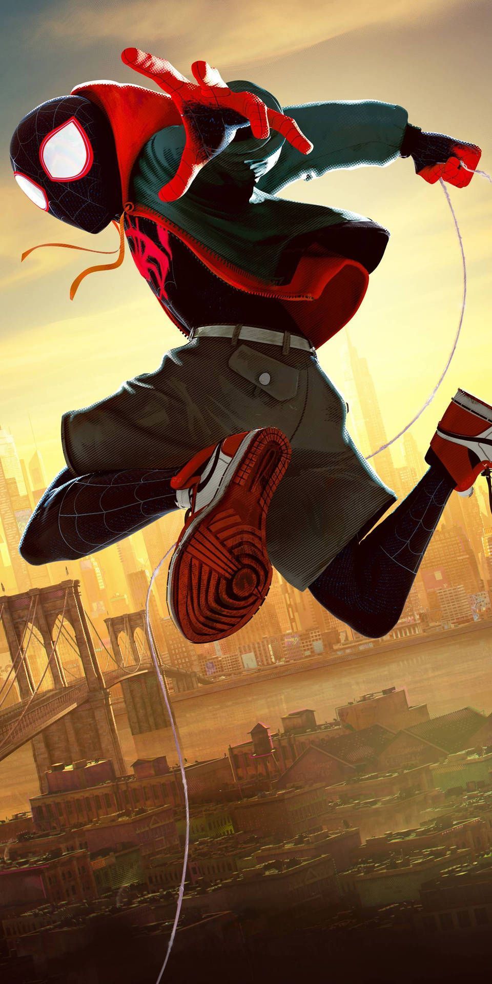 960x1920 Download Free Spider Verse Spider Man