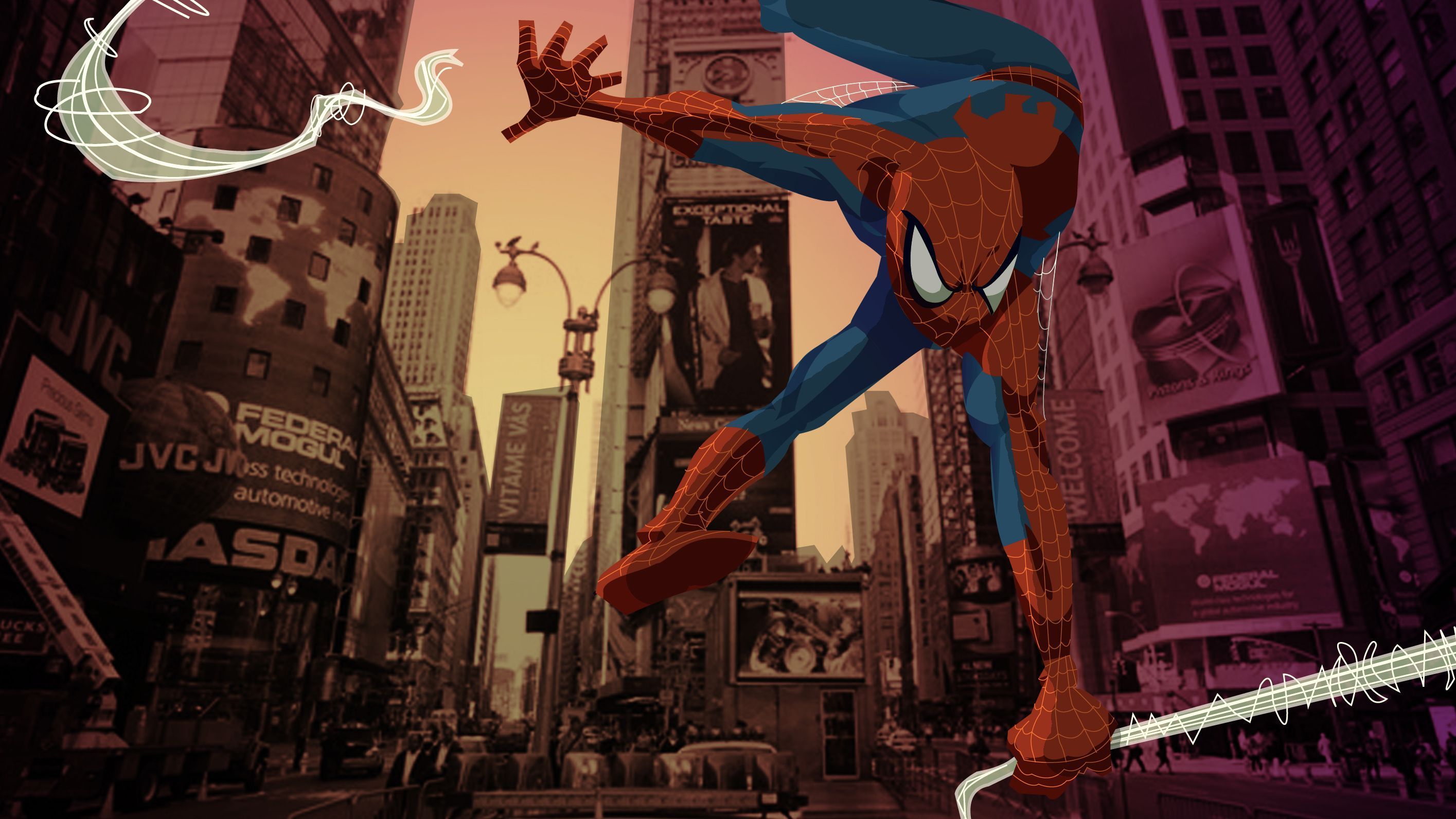 2830x1592 Spider Man New York Wallpaper, HD