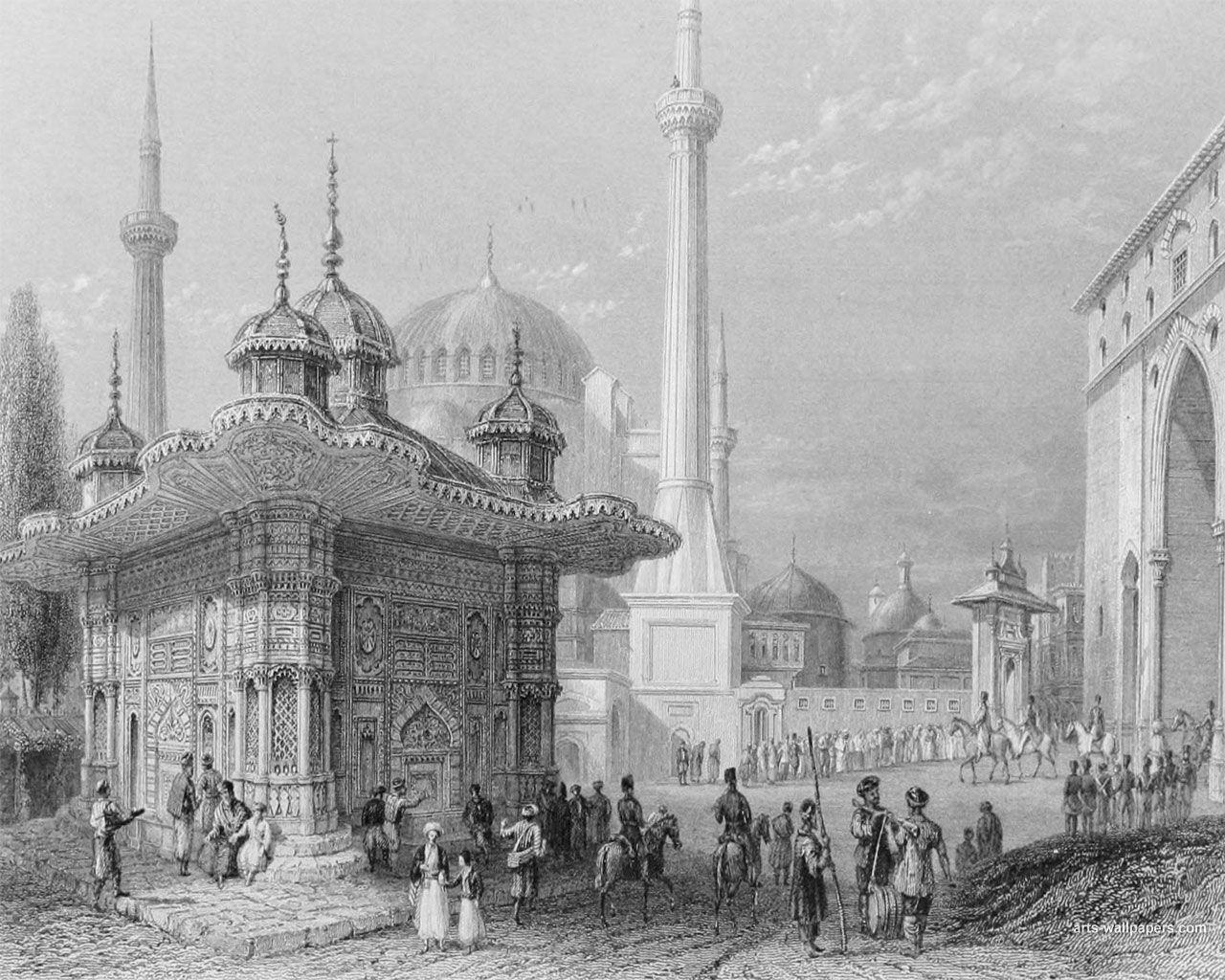 1280x1024 ottoman empire paintings. Ottoman Empire Wallpaper