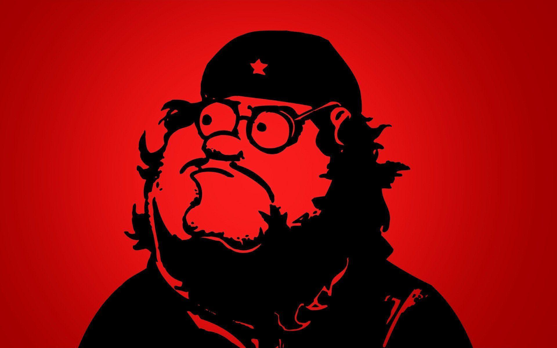 1920x1200 Cartoons Communist Peter Griffin simple background wallpaper