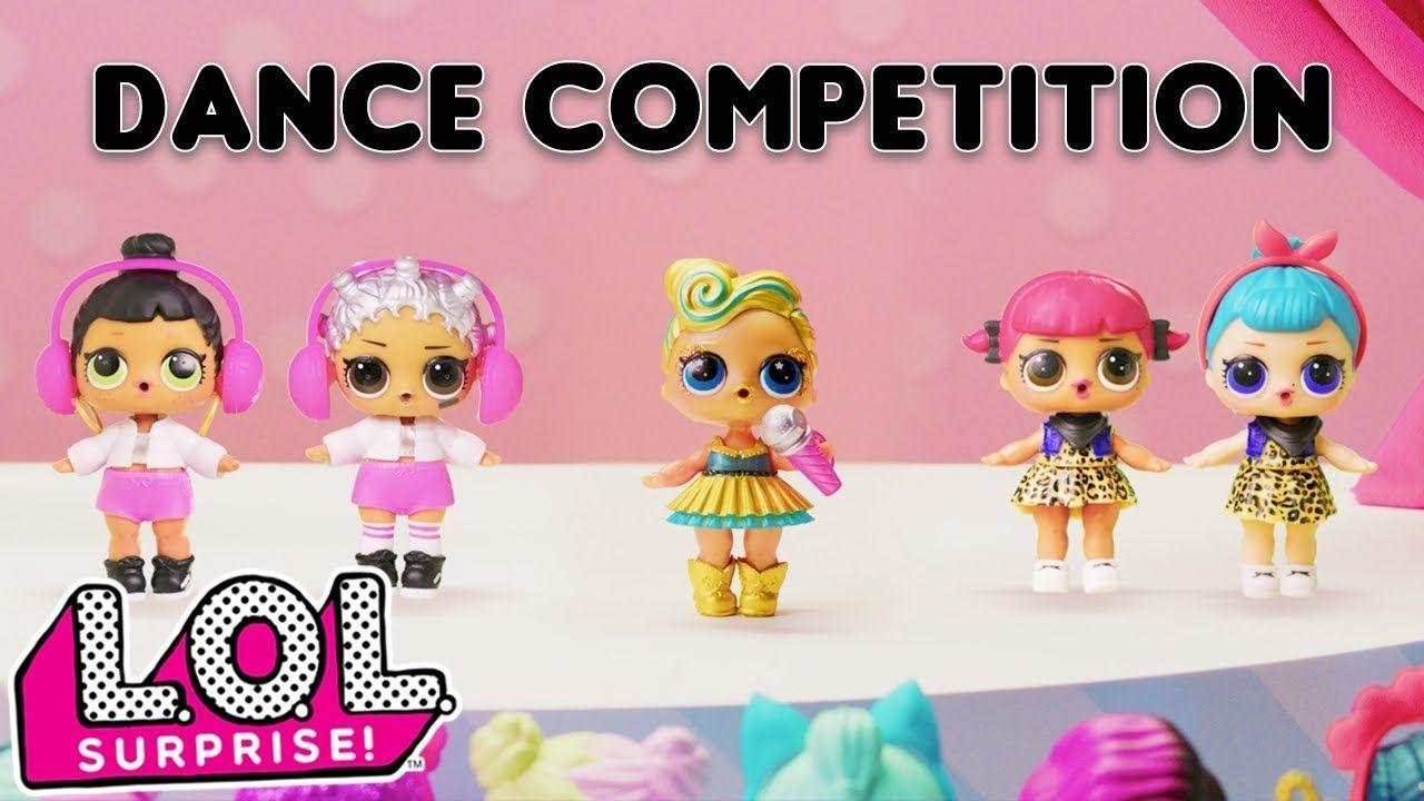 1280x720 LOL Surprise!. Stop Motion Dance Competition Cartoon. Baby Doll Surprise Toys