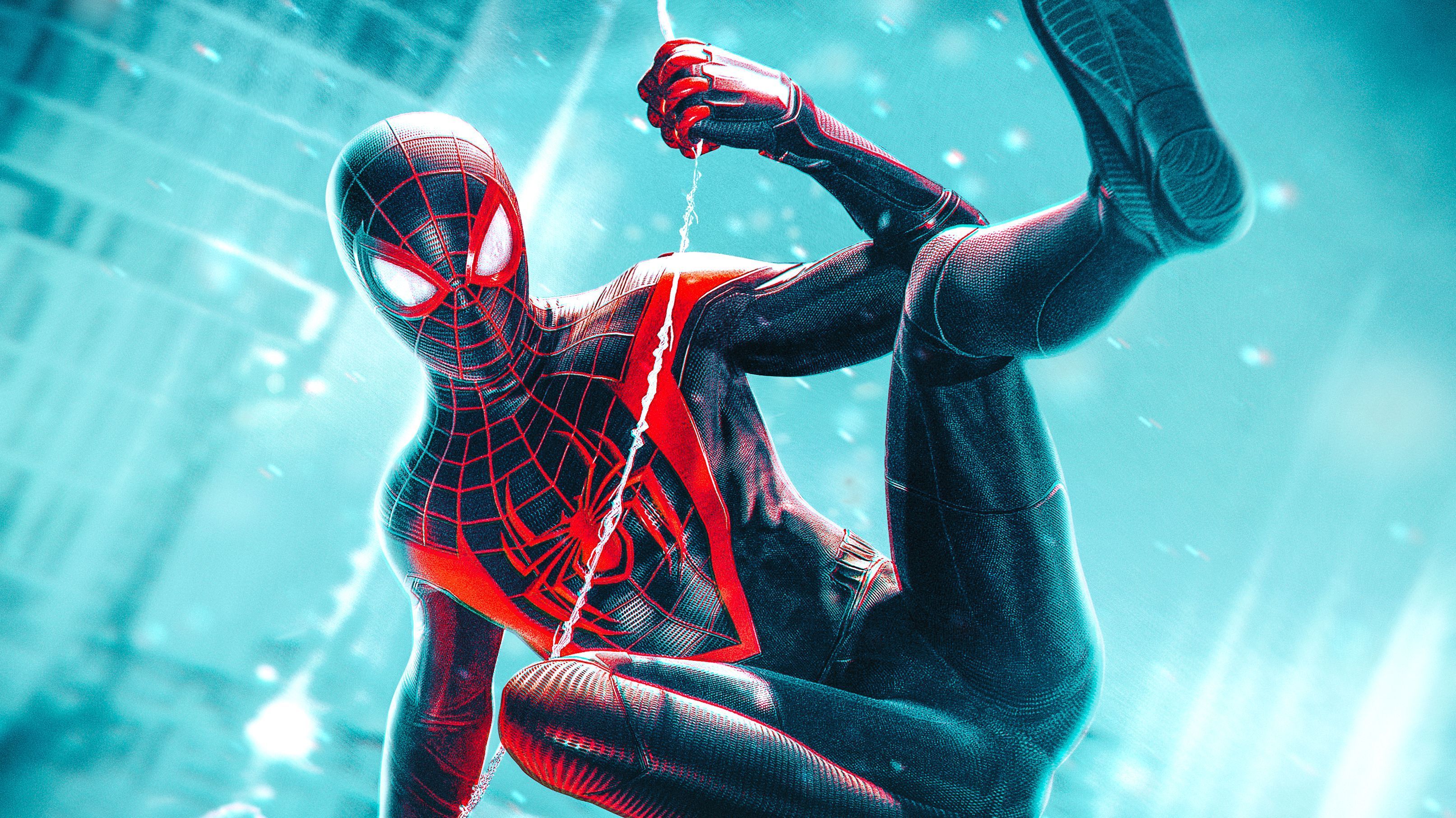 3226x1815 Desktop wallpaper: Marvel's Spider Man: Miles Morales, Miles Morales, Spider Man, Video Game 4K free download for PC. 987345