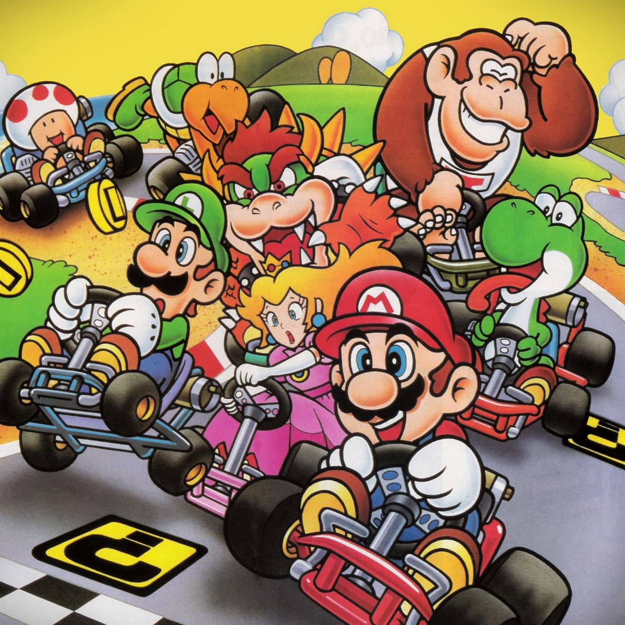 Mario Kart Wallpapers Top Free Mario Kart Backgrounds Wallpaperaccess