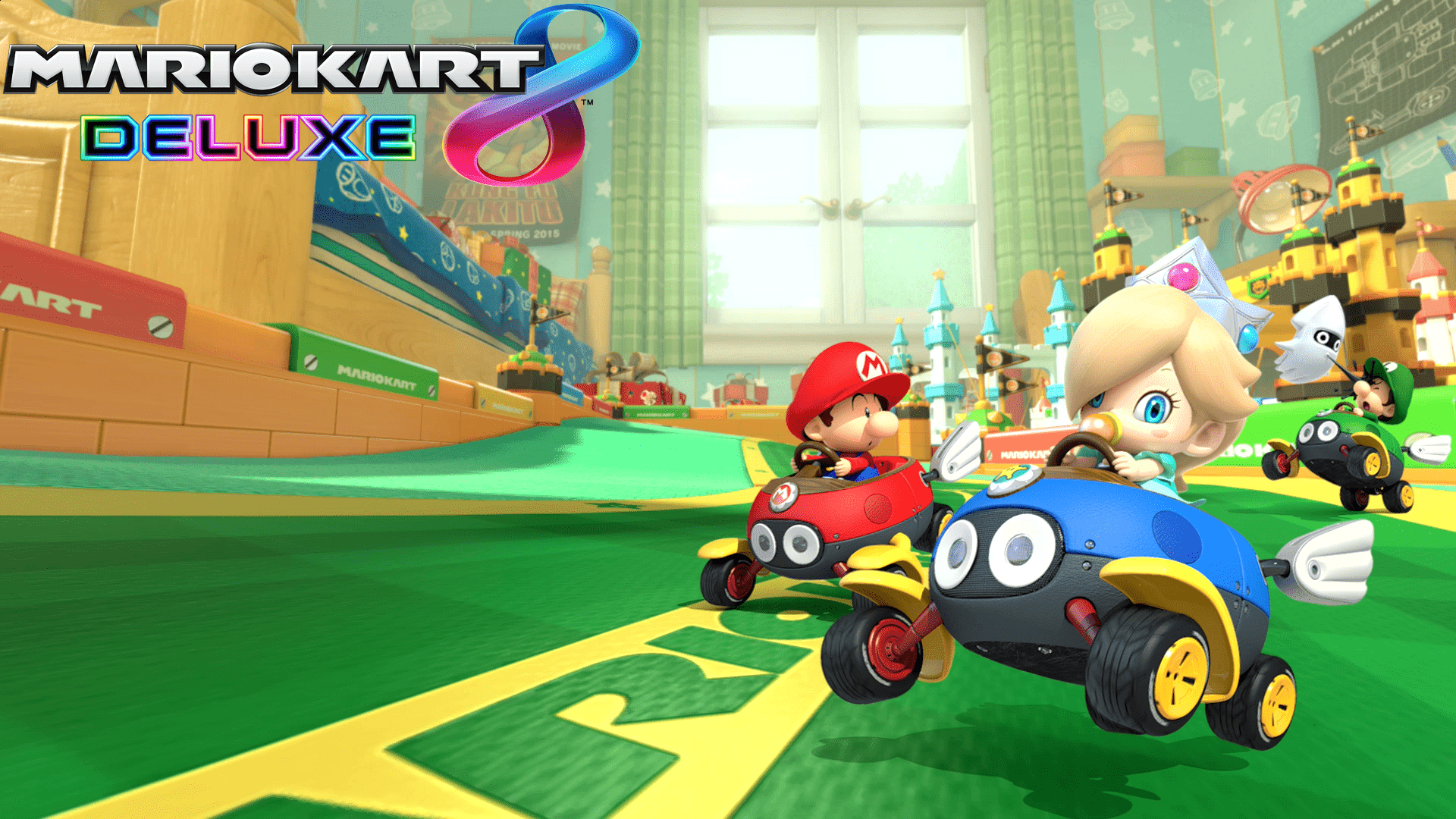 1920x1080 Mario Kart 8 Deluxe Baby Mario, Baby Luigi & Baby Rosalina