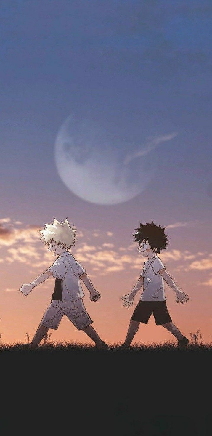 716x1472 Bakugou and Deku Asthetic Wallpaper