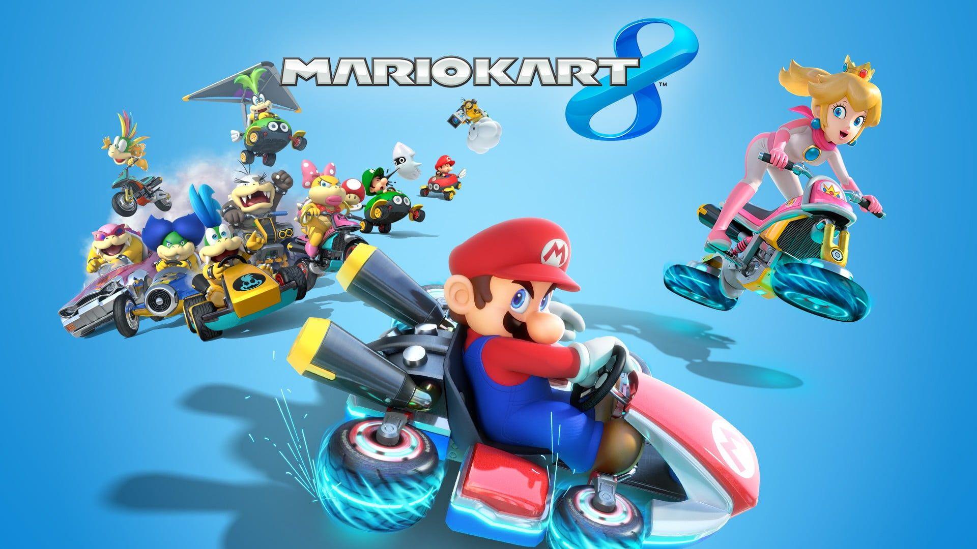 1920x1080 Mariokart poster, Mario Kart video games, Toad character
