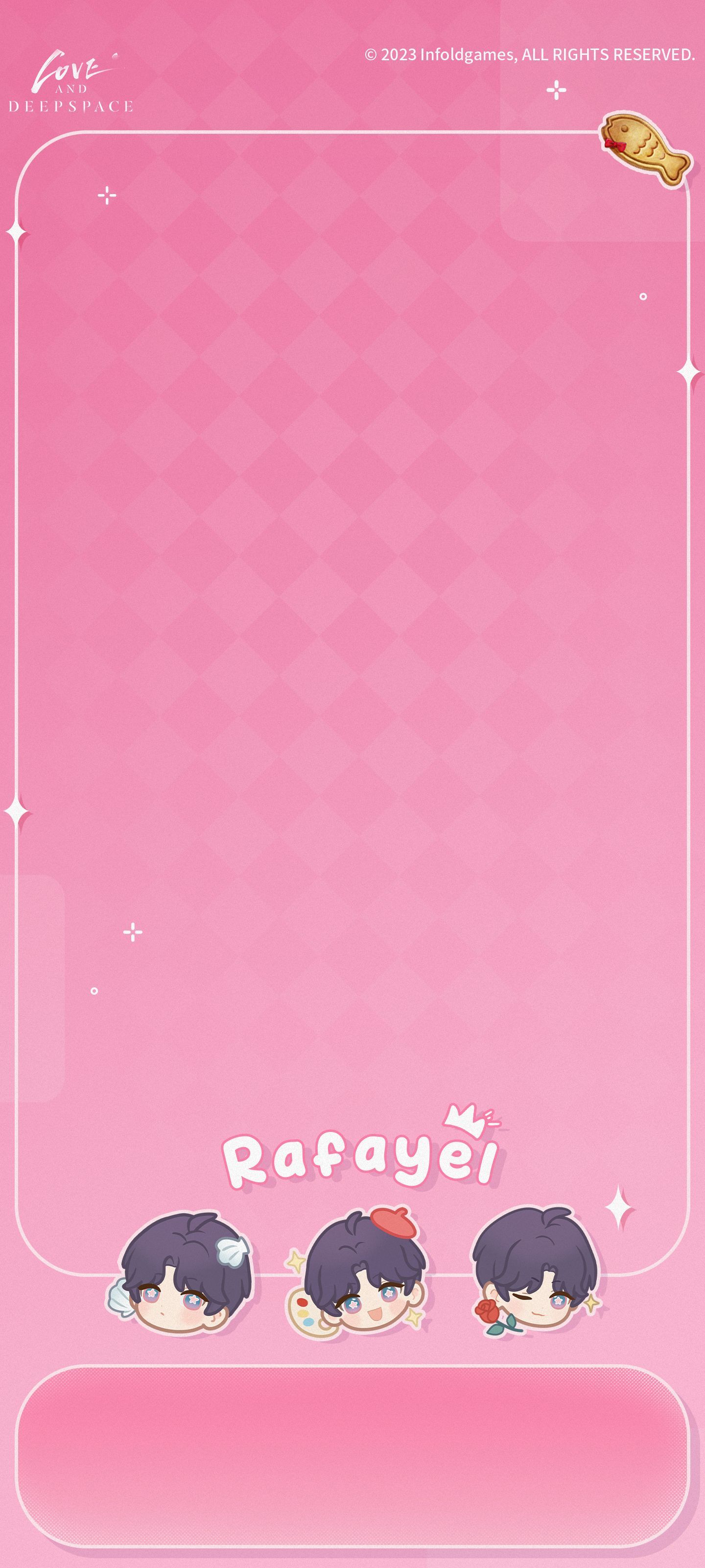 1440x3200 Love and Deepspace. Chibi Wallpaper