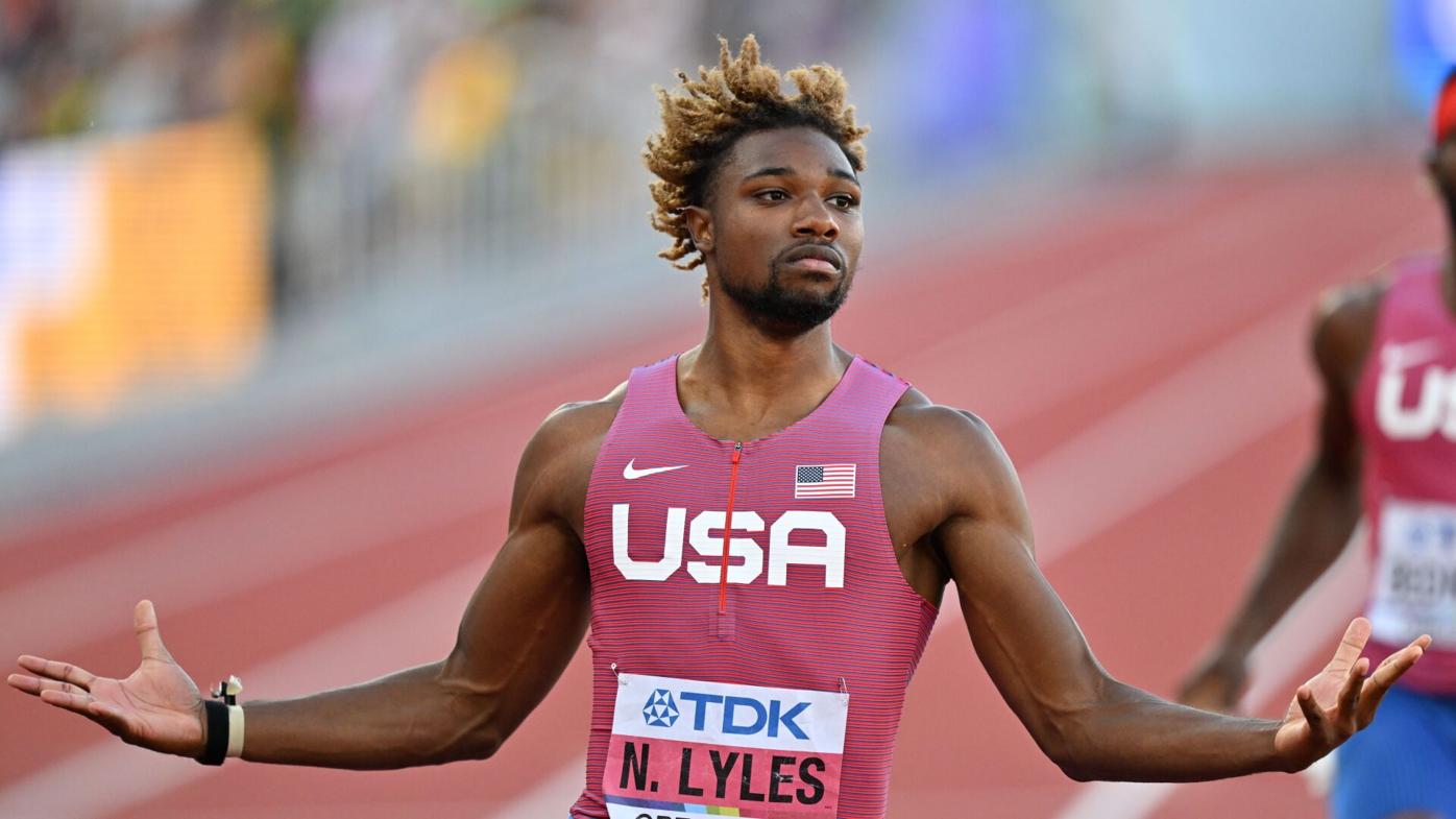 1396x785 Noah Lyles Wallpaper