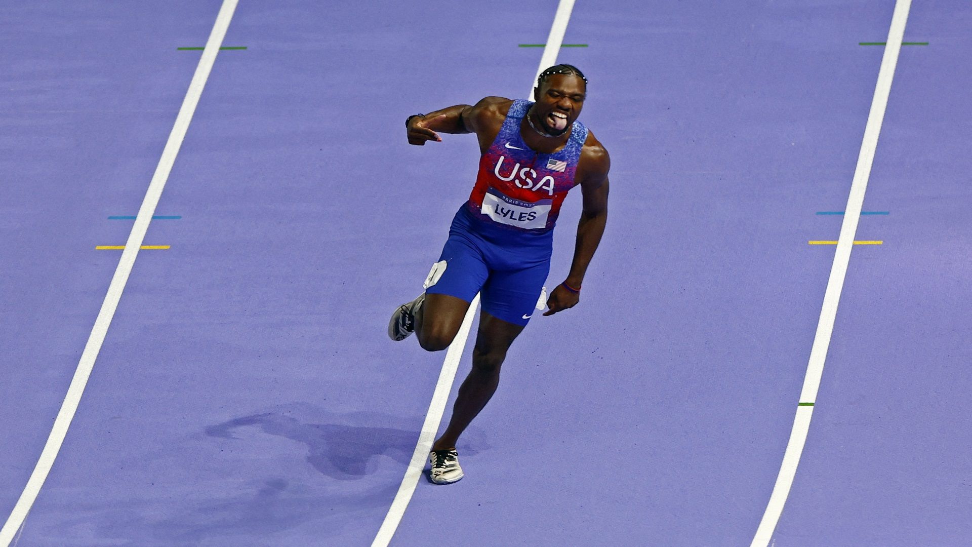 1920x1080 Paris Olympics: Noah Lyles wins 100m gold