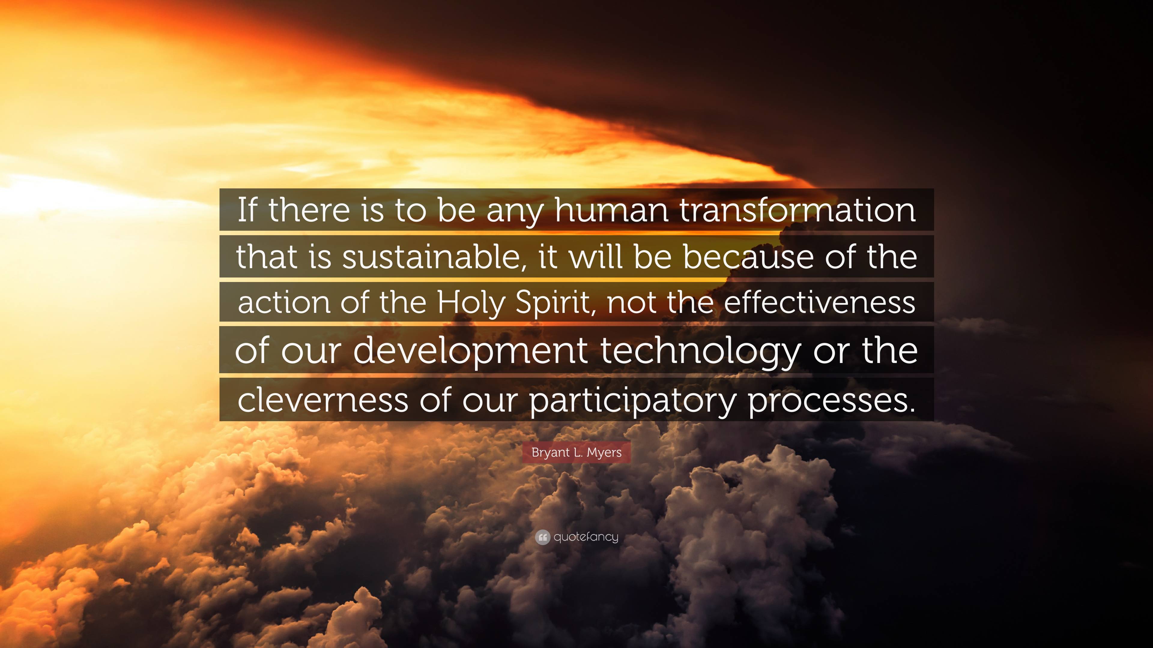 3840x2160 Bryant L. Myers Quote: “If there is to