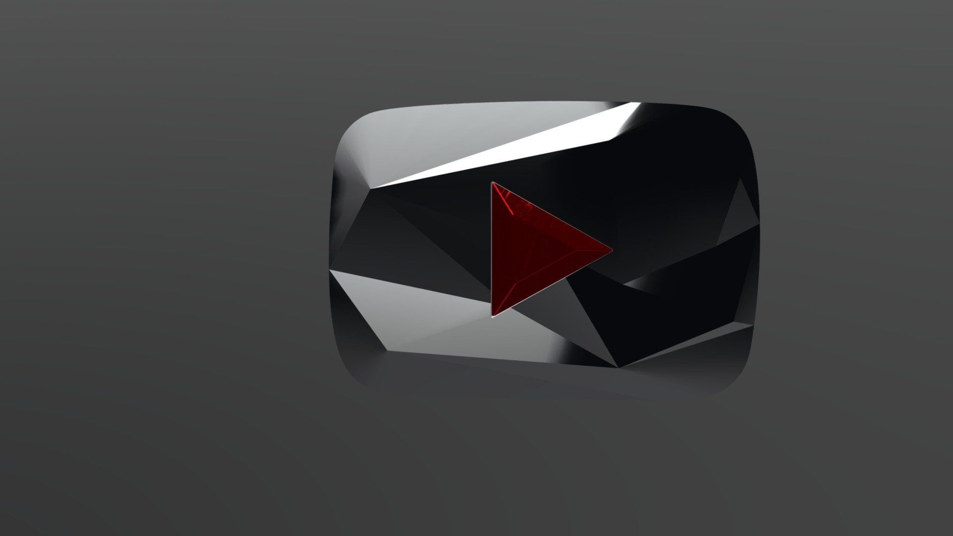 1920x1080 YouTube 100 Million Red Diamond Play Button Model By Jason Kovac [b937995]