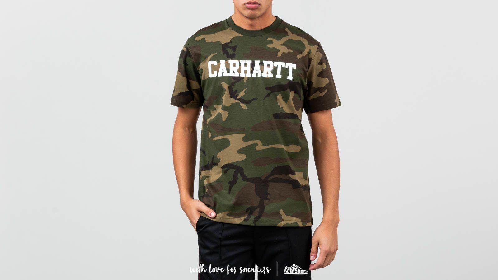 1600x900 Carhartt Wip College Shortsleeve Tee T Shirt Camo