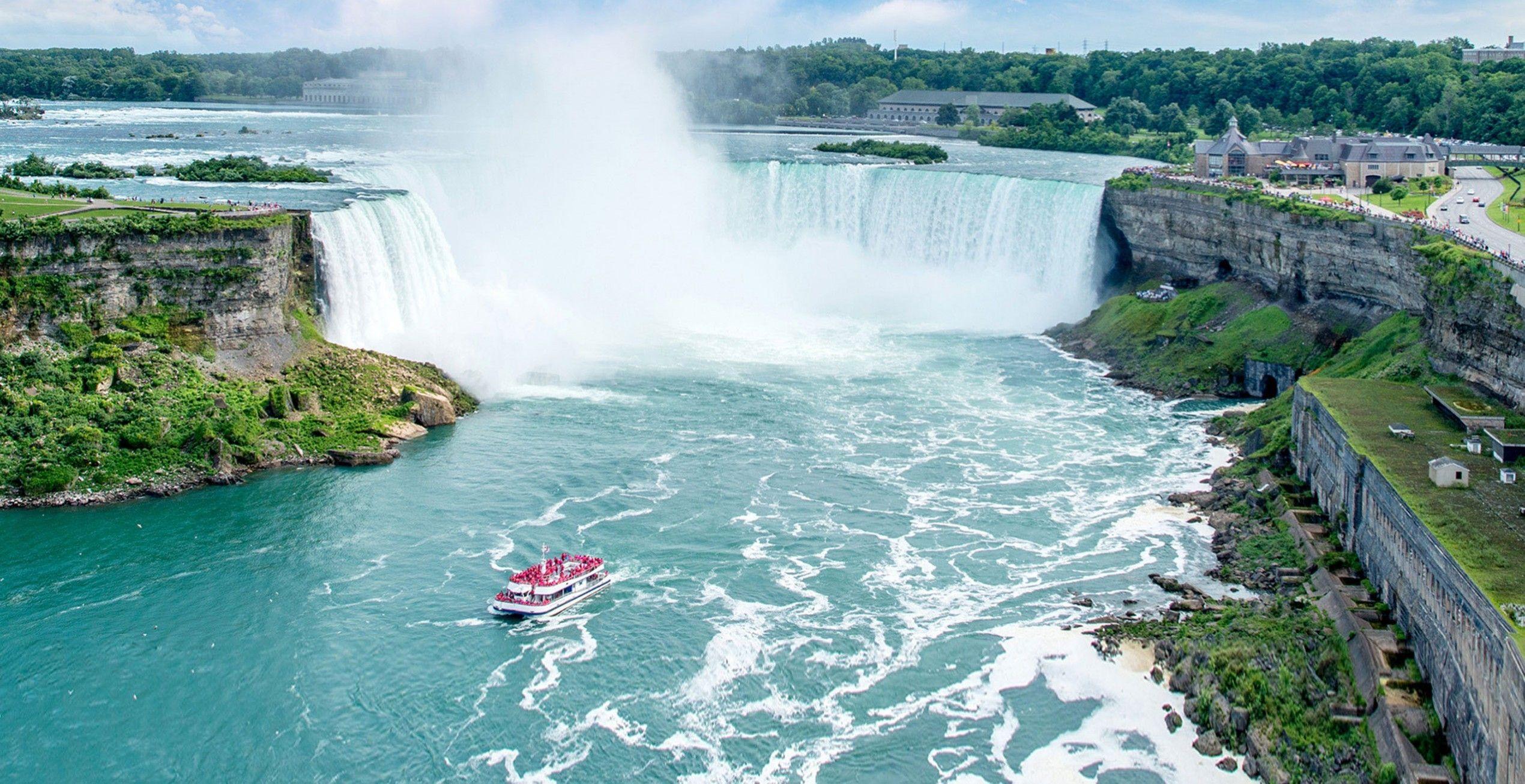 2540x1306 Niagara Falls Wallpaper High Quality