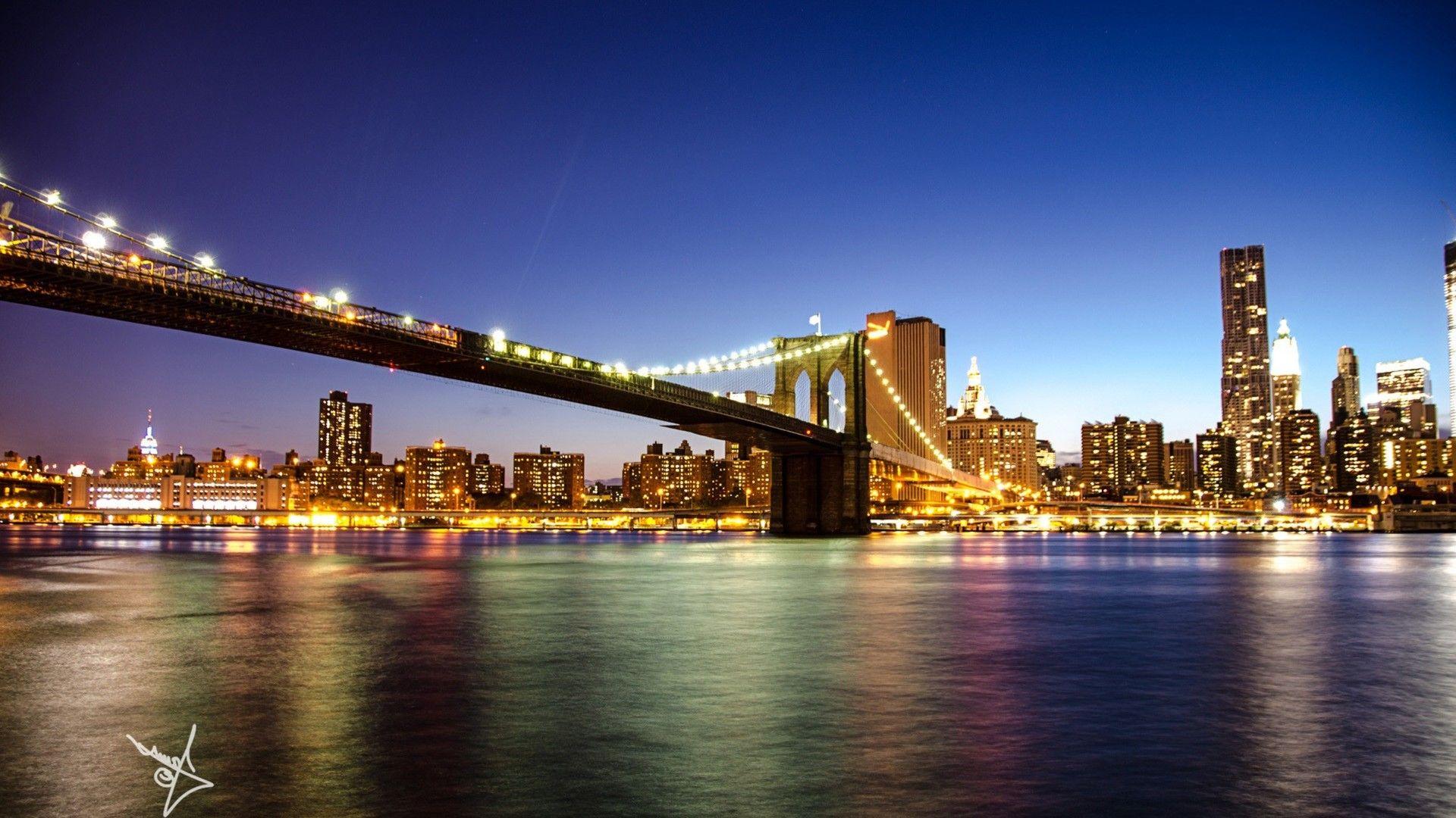 1920x1080 Brooklyn Bridge In New York Laptop Full HD 1080P