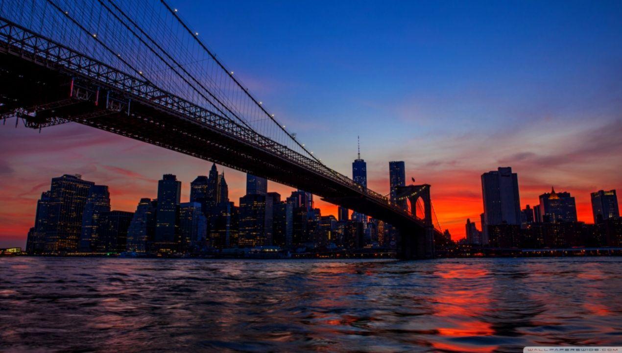 1270x721 Brooklyn Bridge New York Photo Wallpaper