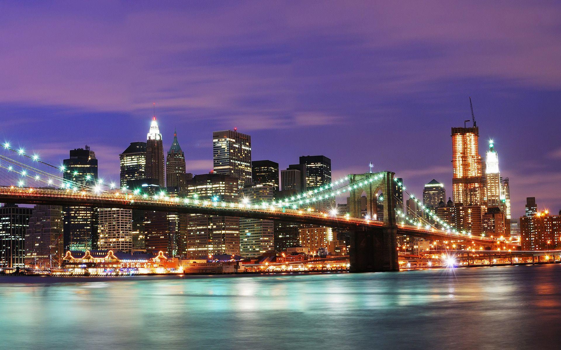 Brooklyn Bridge Night Wallpapers Top Free Brooklyn Bridge Night