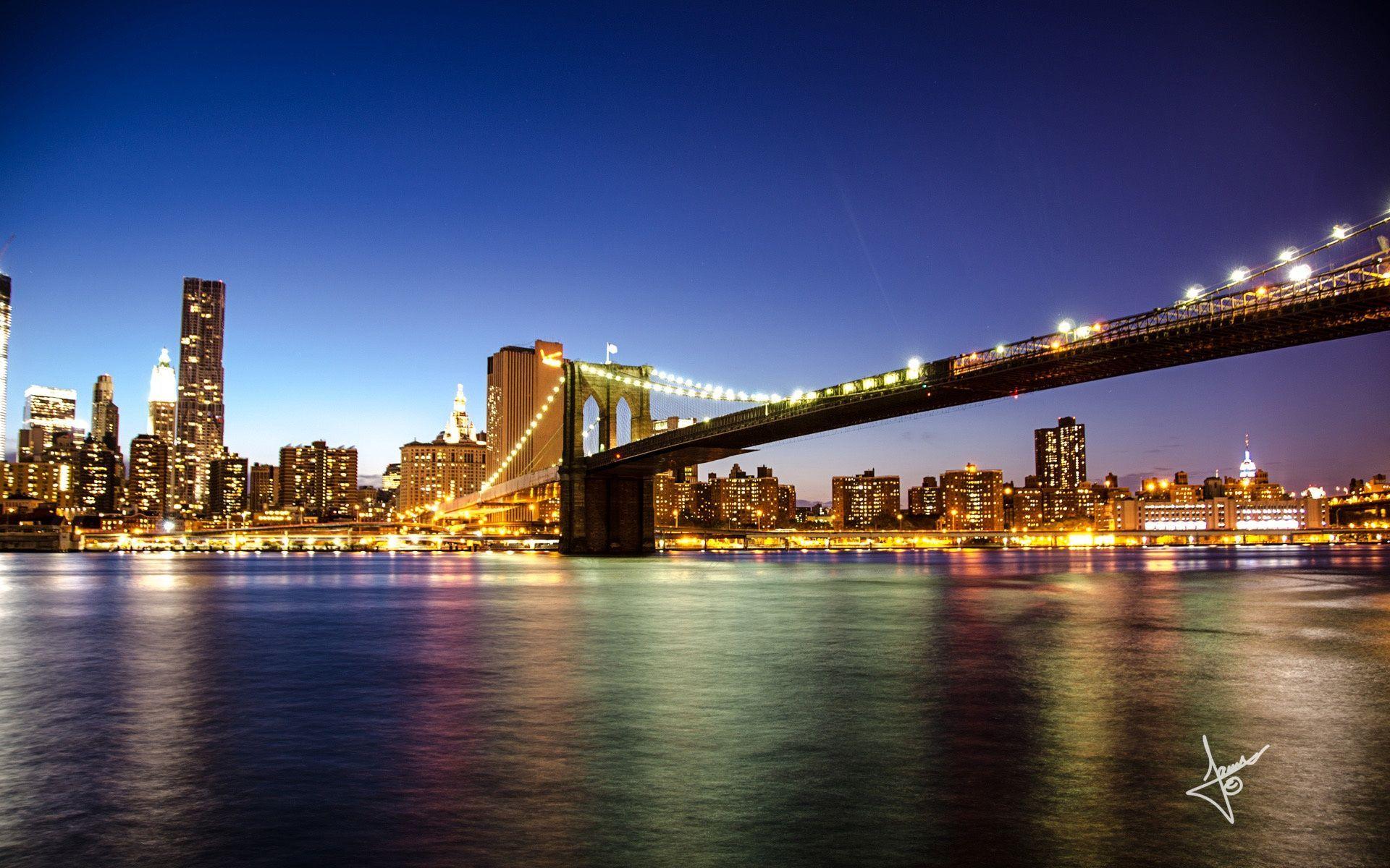 1920x1200 Brooklyn Bridge New York HD Desktop Wallpaper. Cool